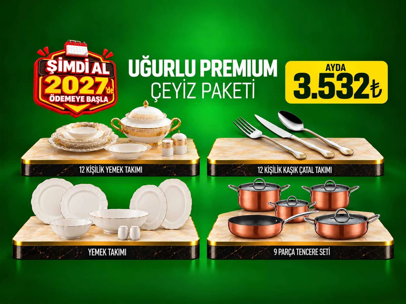 Uğurlu Premium Çeyiz Paketi