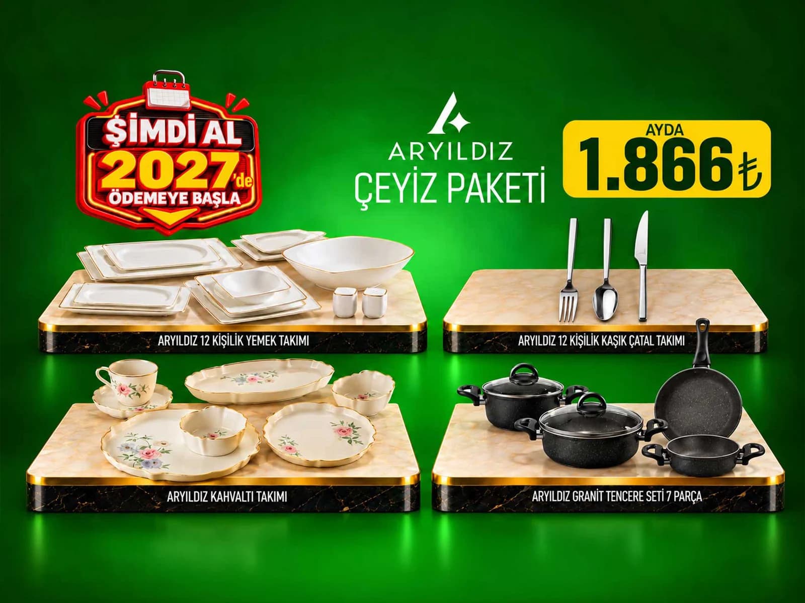 Aryıldız Yemek Takımı
