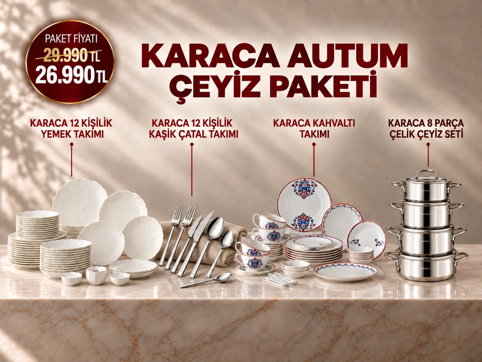 Karaca Autum Çeyiz Paketi