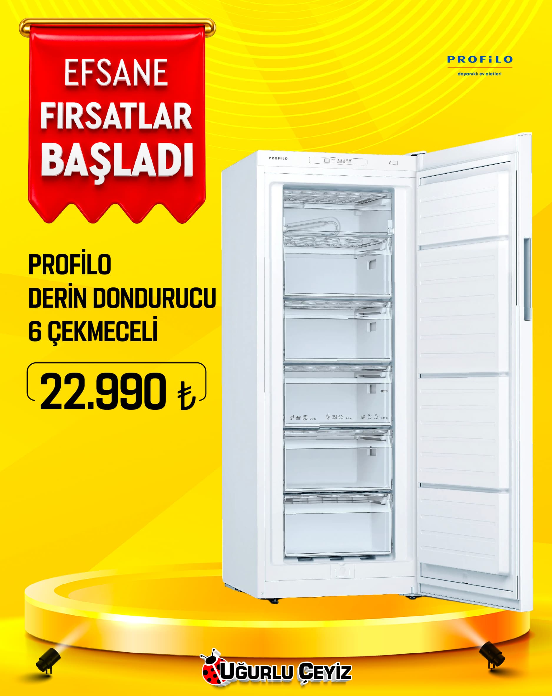 Profilo Derin Dondurucu Df 1024 We Vv