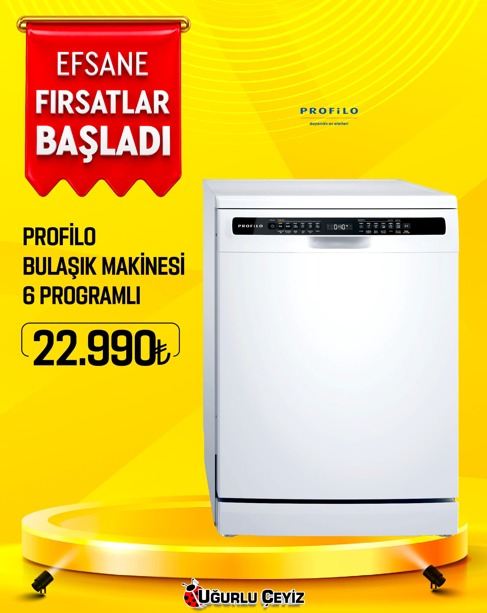 Profilo Bulaşık Makinesi Bms 623 V1