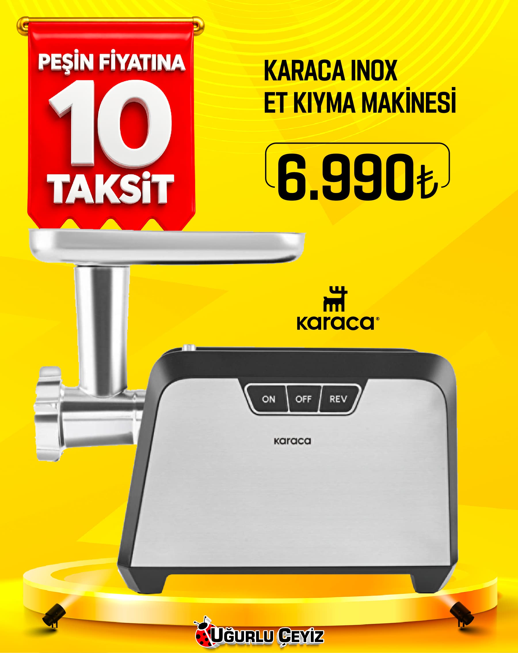 Karaca Kıyma Makinesi INOX 2000 W