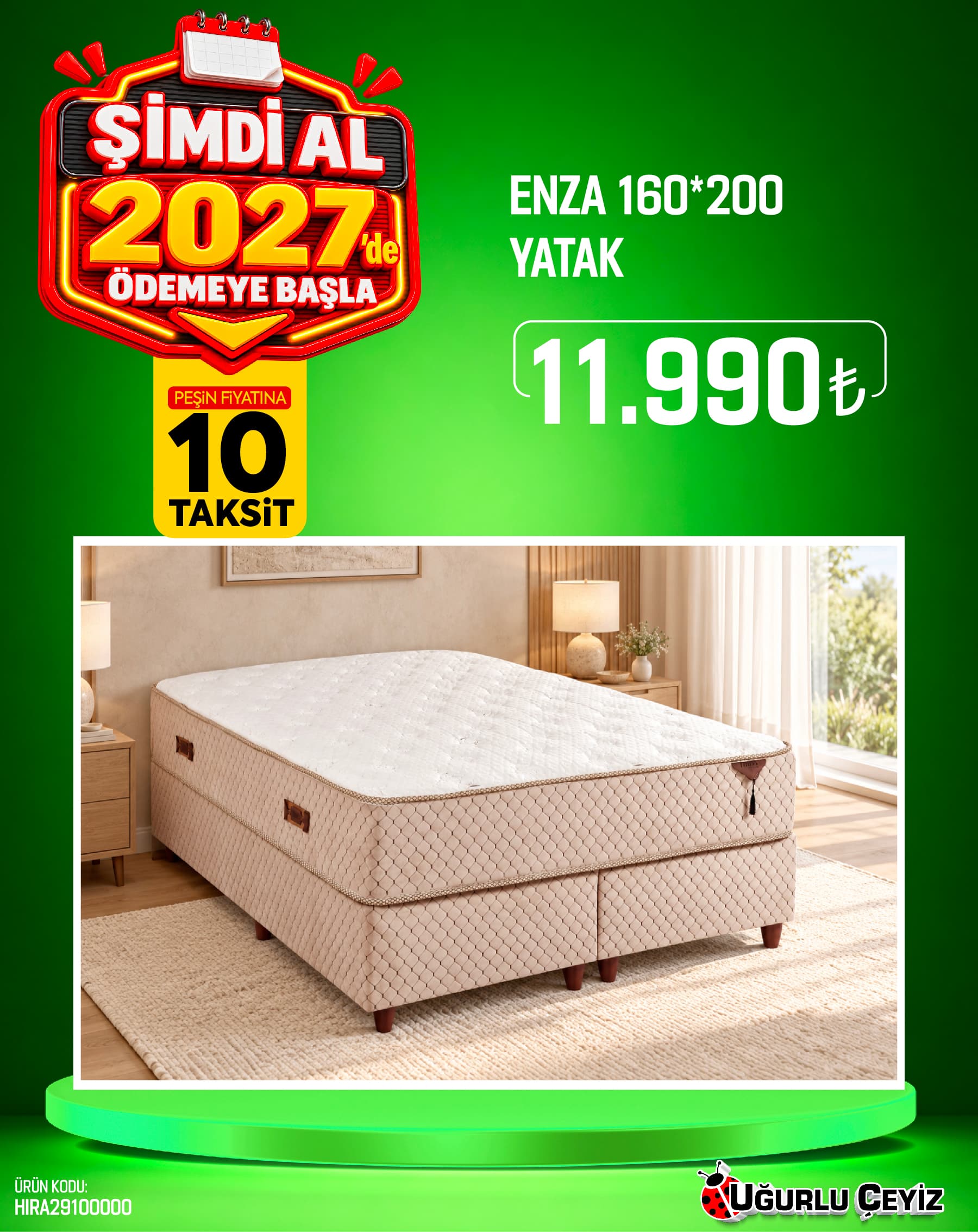 Hira Yatak 160*200 Enza