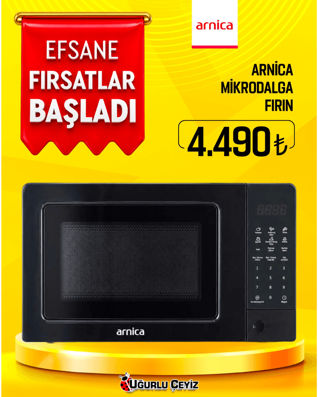 Arnica Mikrodalga Fırın Gh 23230