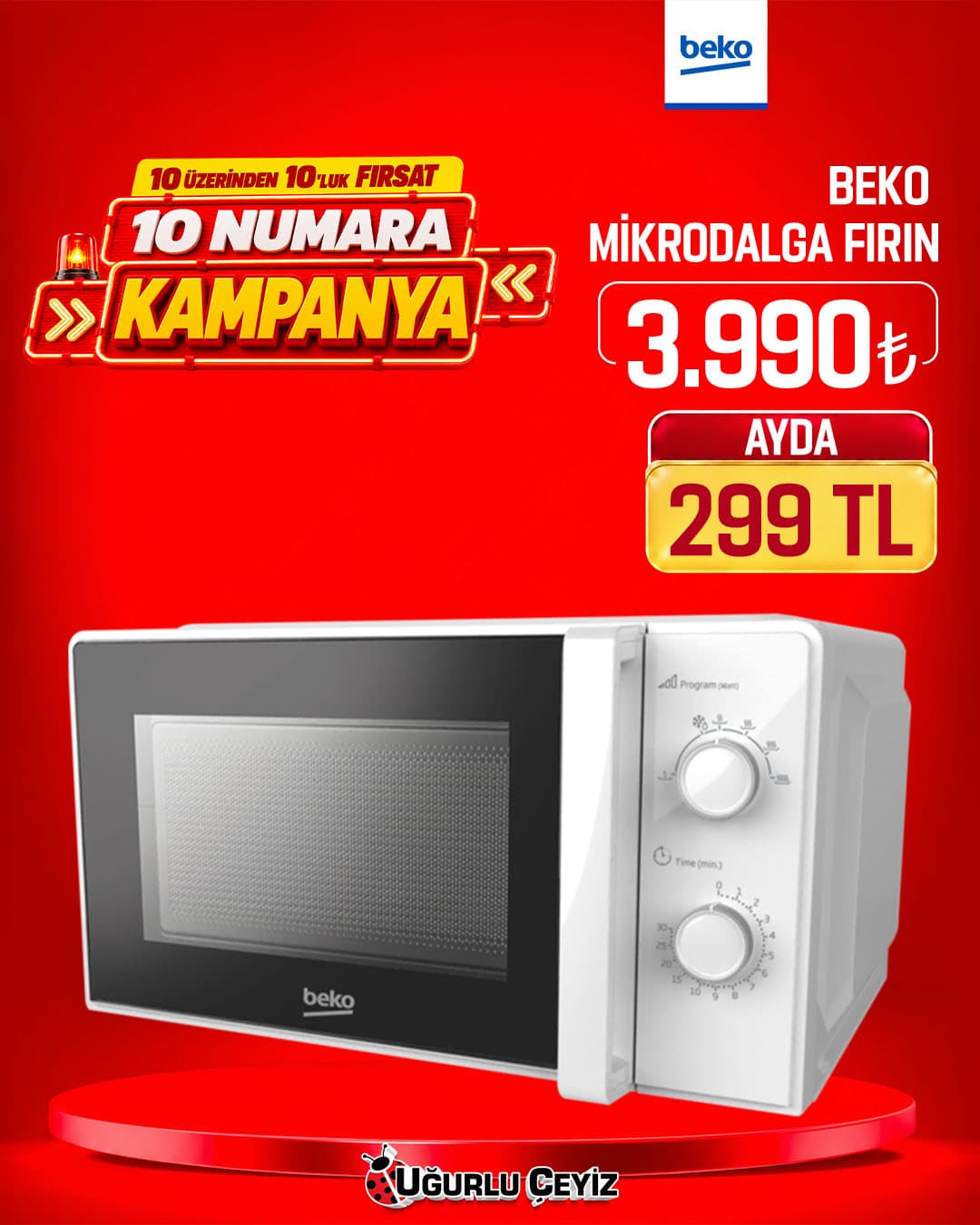 Beko Mikrodalga Fırın Bmd 200 B Beyaz