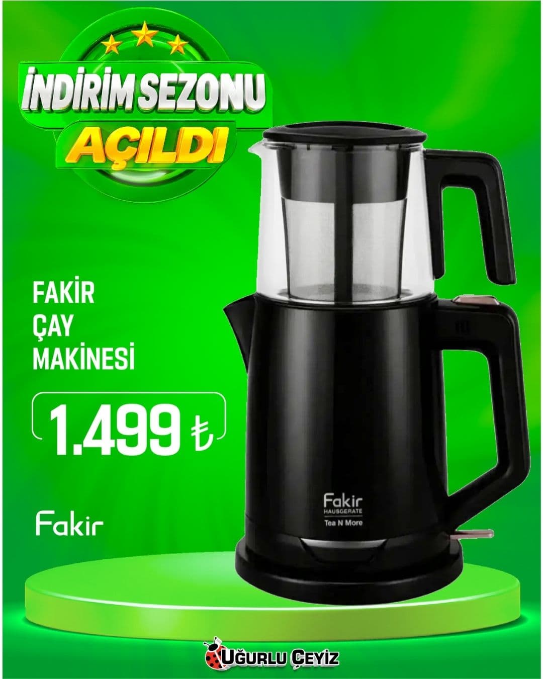 Fakir Cayci Tea N More Siyah Rose