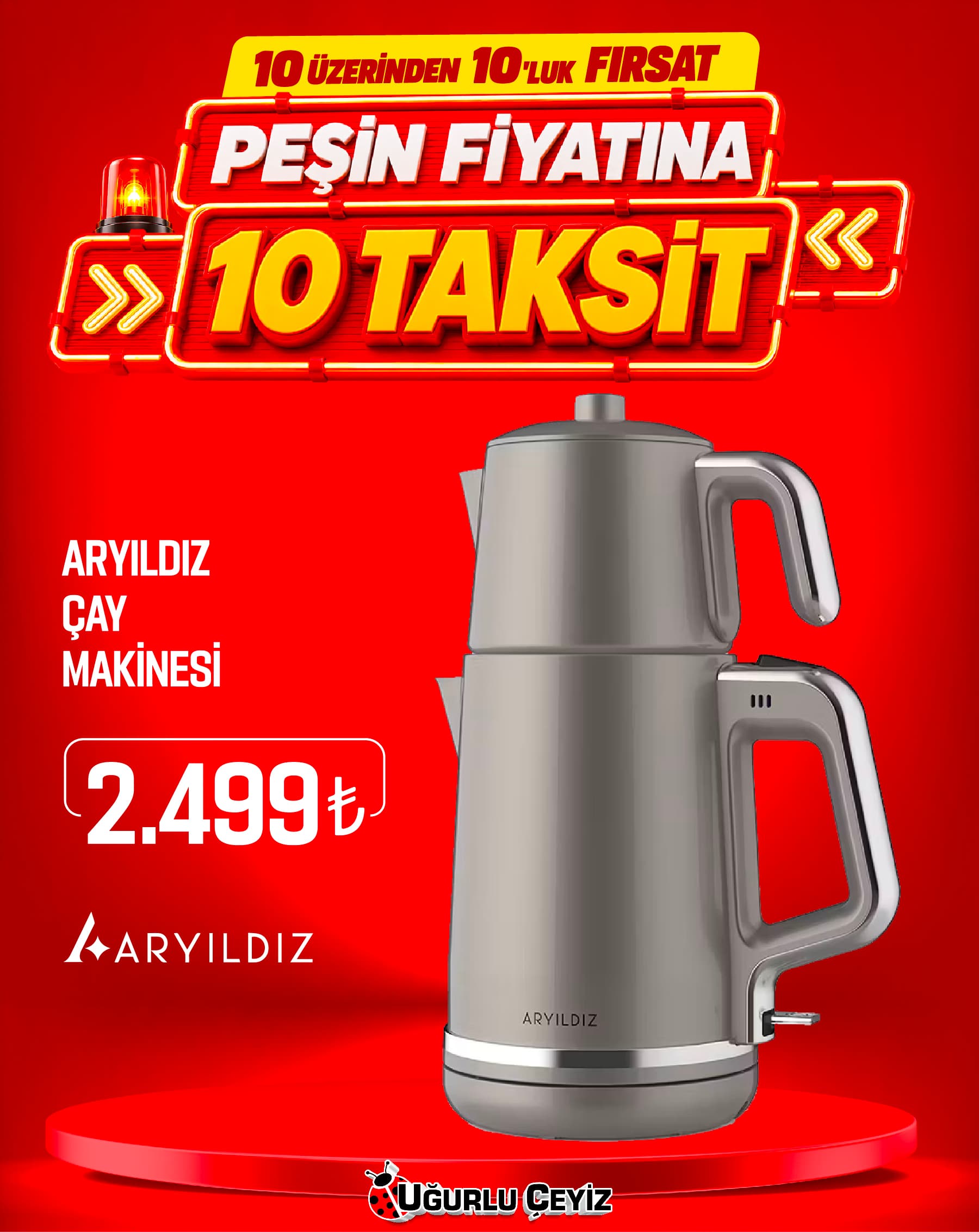 Aryıldız Çay Makinesi Tea Style Bej 153 Ar 263051