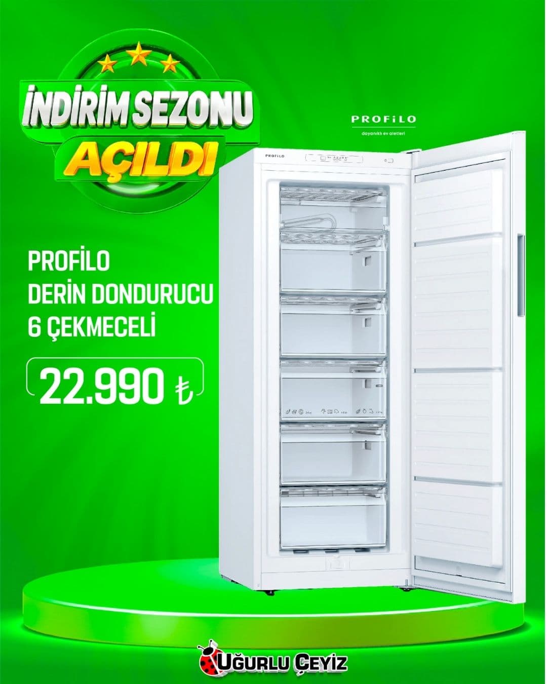 Profilo Derin Dondurucu Df 1024 We Vv