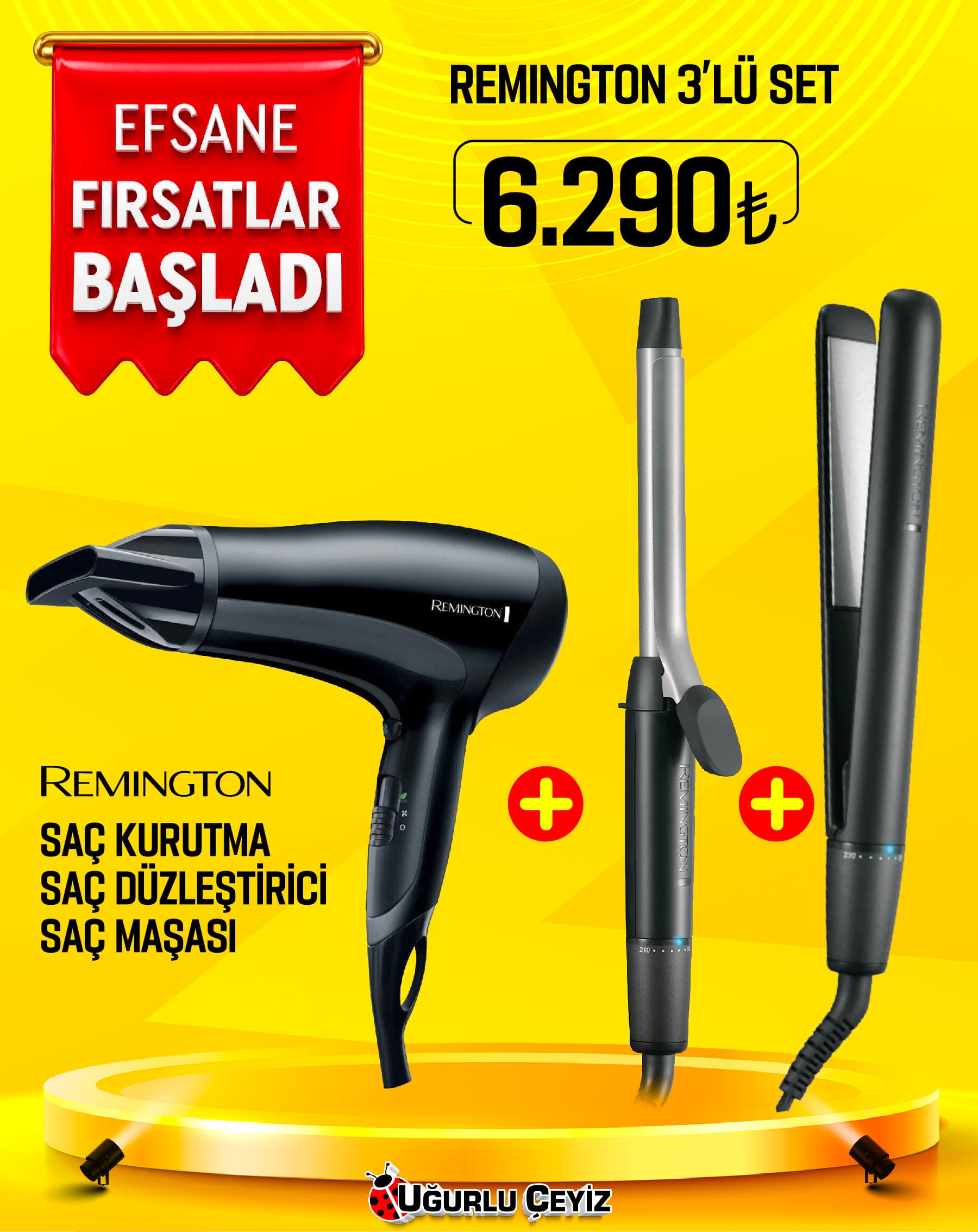 Remington Saç Düzleştirici S 1370 E51 Ceramic Straight 215