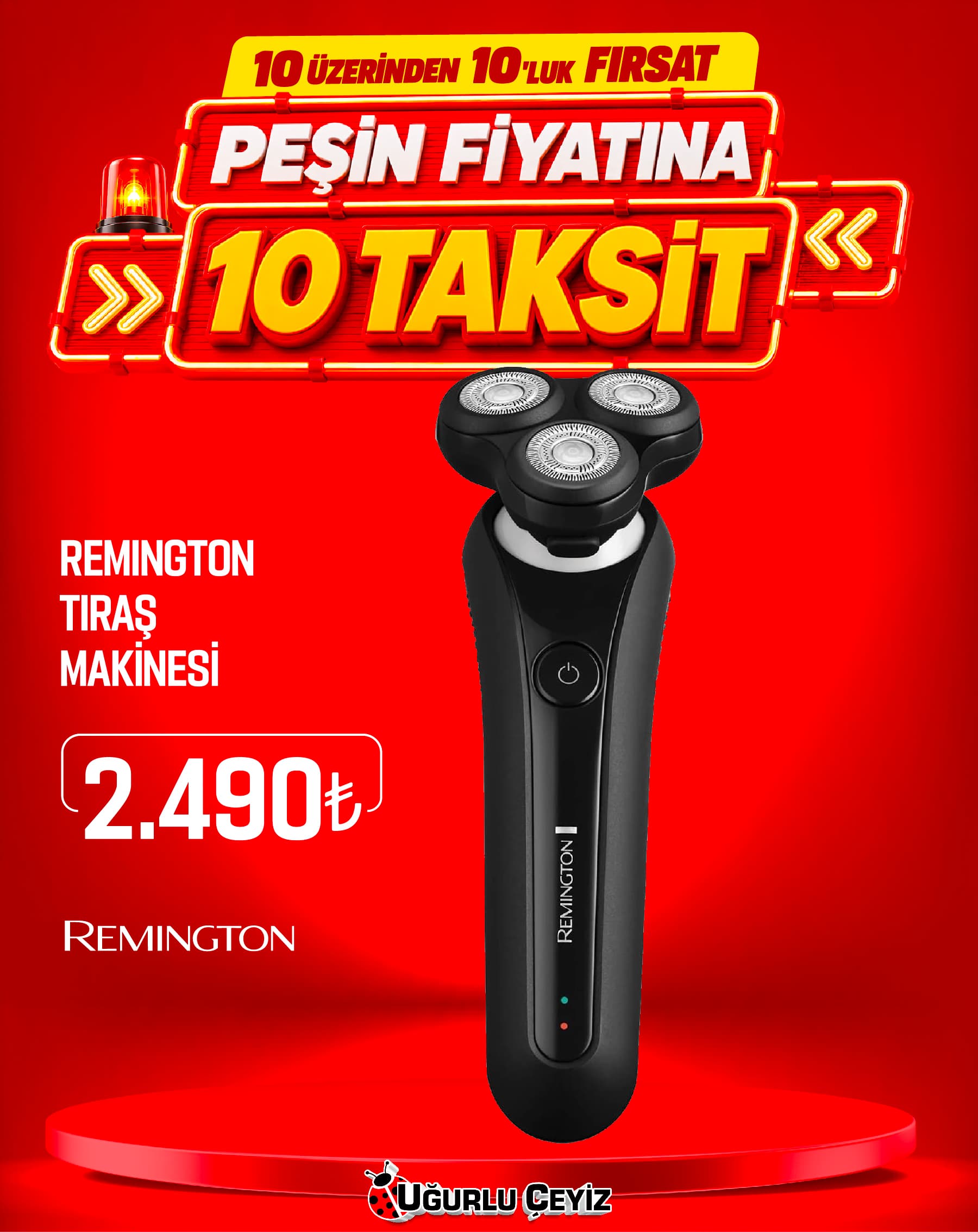Remington Tiras Makinesi Xr 1750 E51 X5 Limitless Rotary Shaver