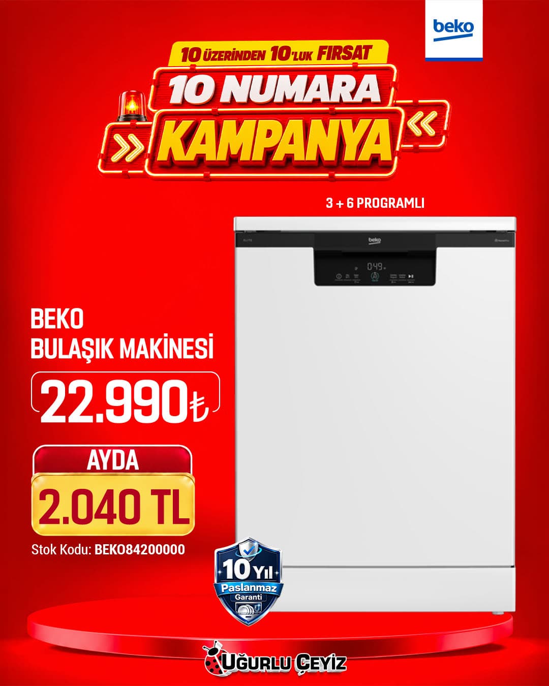 Beko Bulaşık Makinesi B 710 B 40305