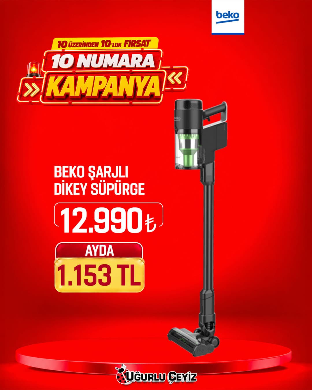 Beko Dikey Sarjli Süpürge Vrt 76325 Vb