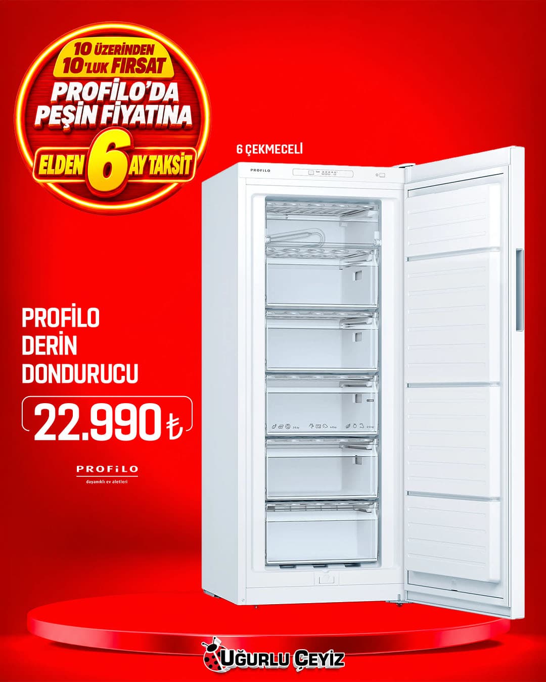 Profilo Derin Dondurucu Df 1024 We Vv