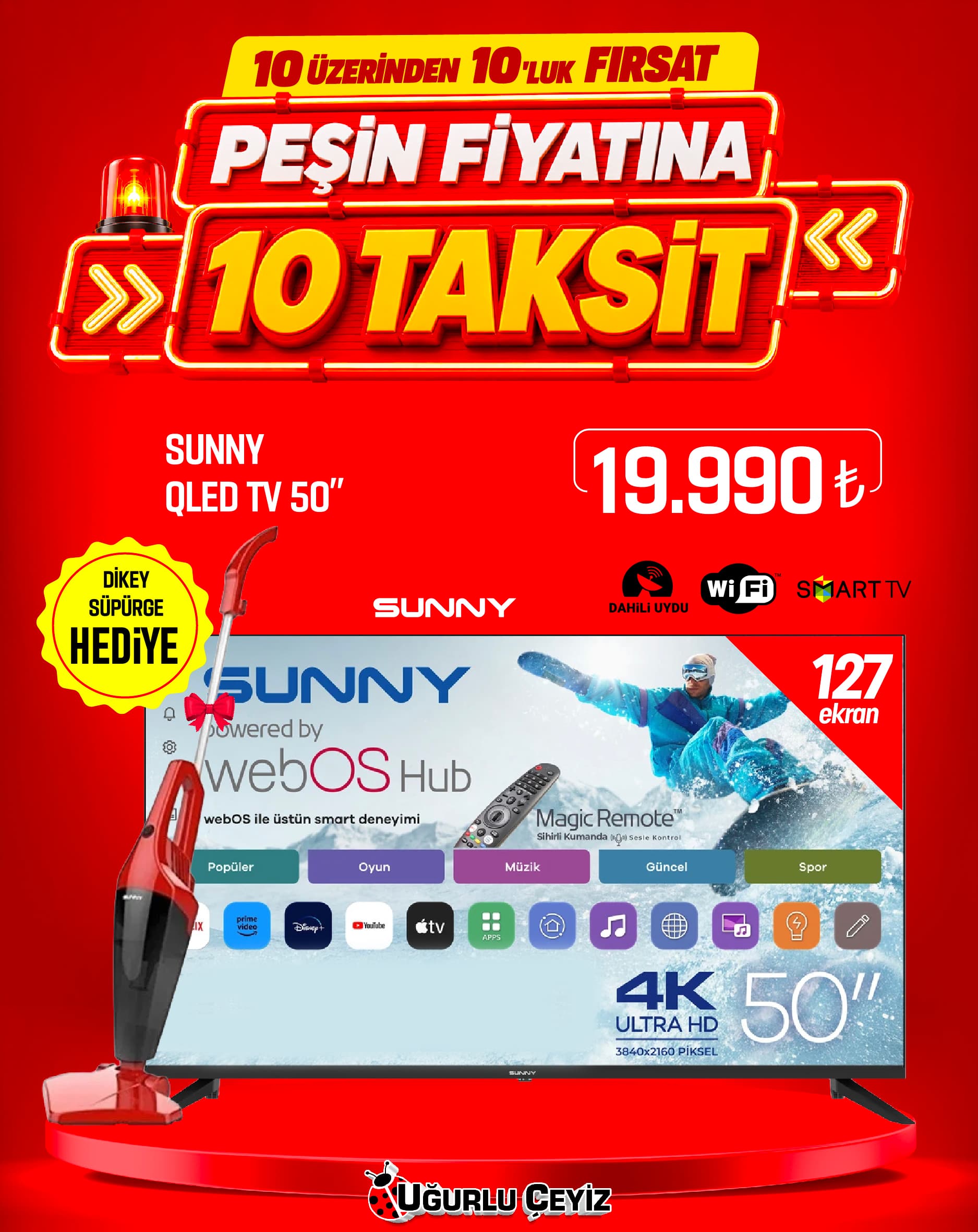 Sunny LED TV Sn 50 Quprl W02M TRSNQLD050468800 QLED