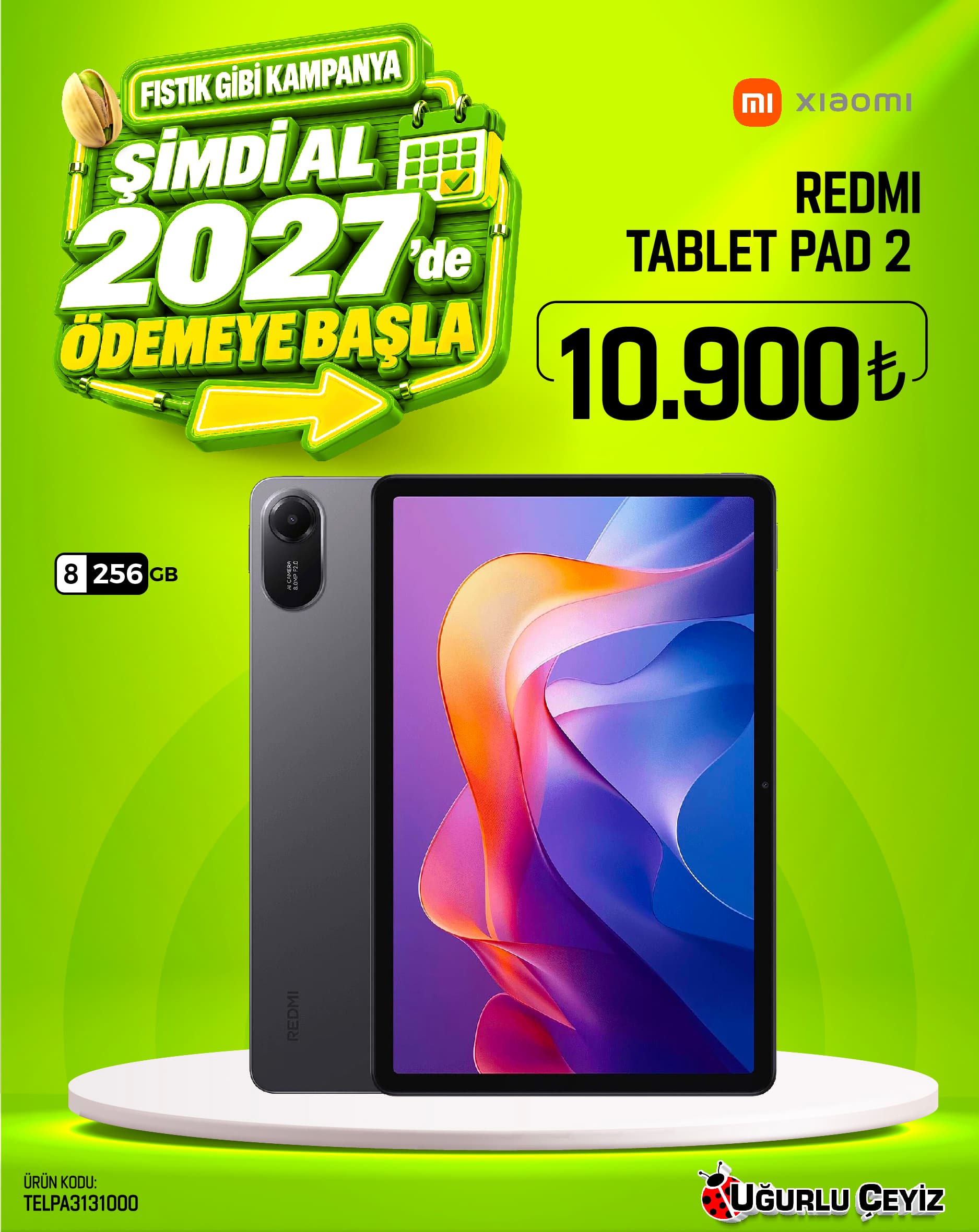 Xiaomi Redmi Pad 2 Graphite Gray 8/256 GB Tablet