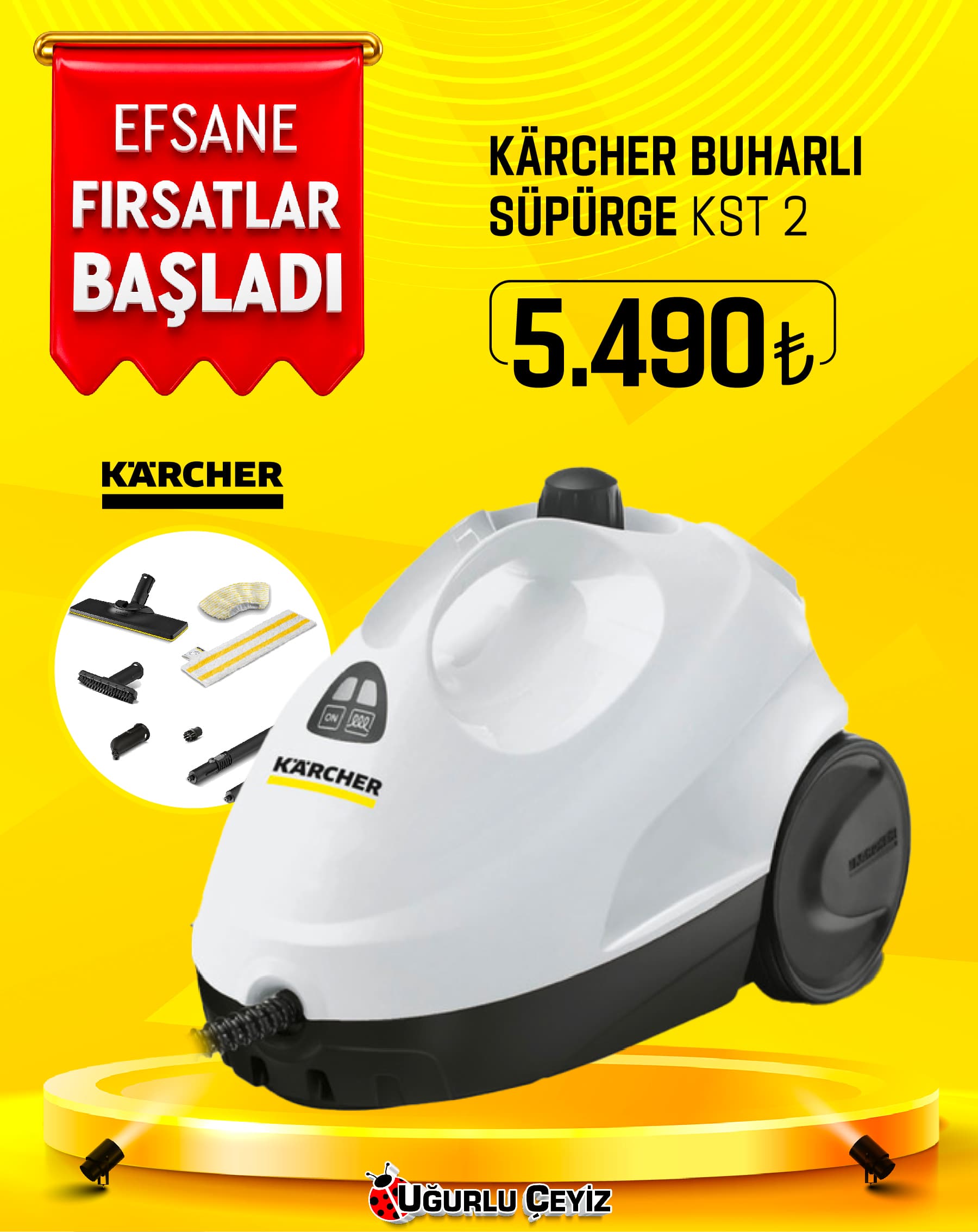 Karcher Süpürge Buharlı Kst 2