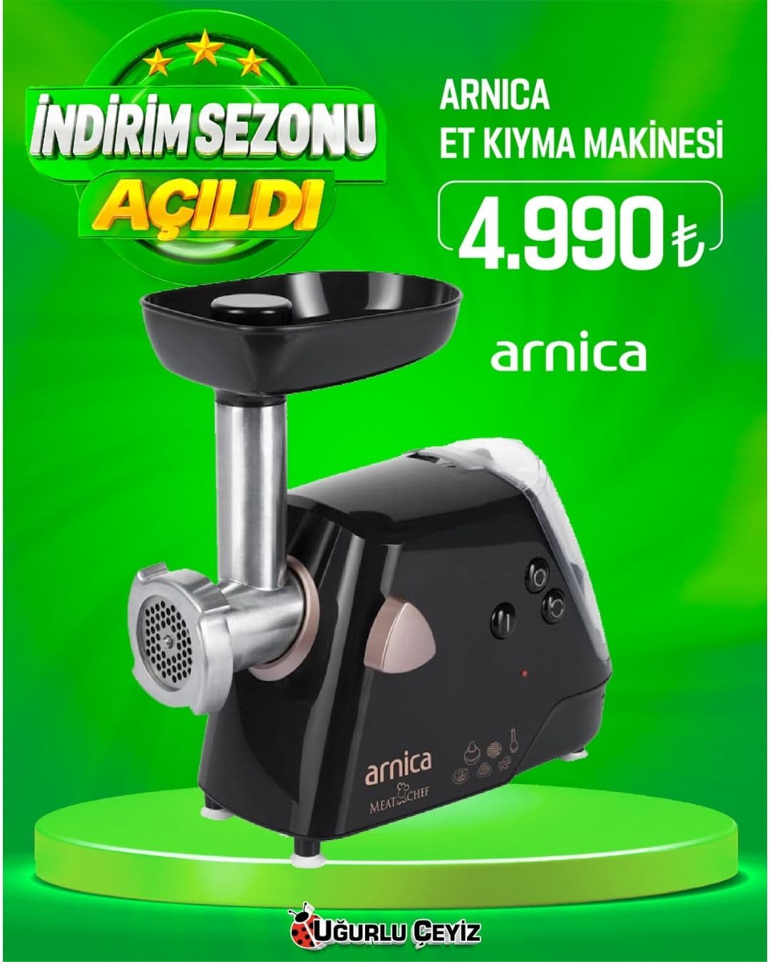 Arnica Et Çekme Makinesi Meatcheff Grande Gh 21220