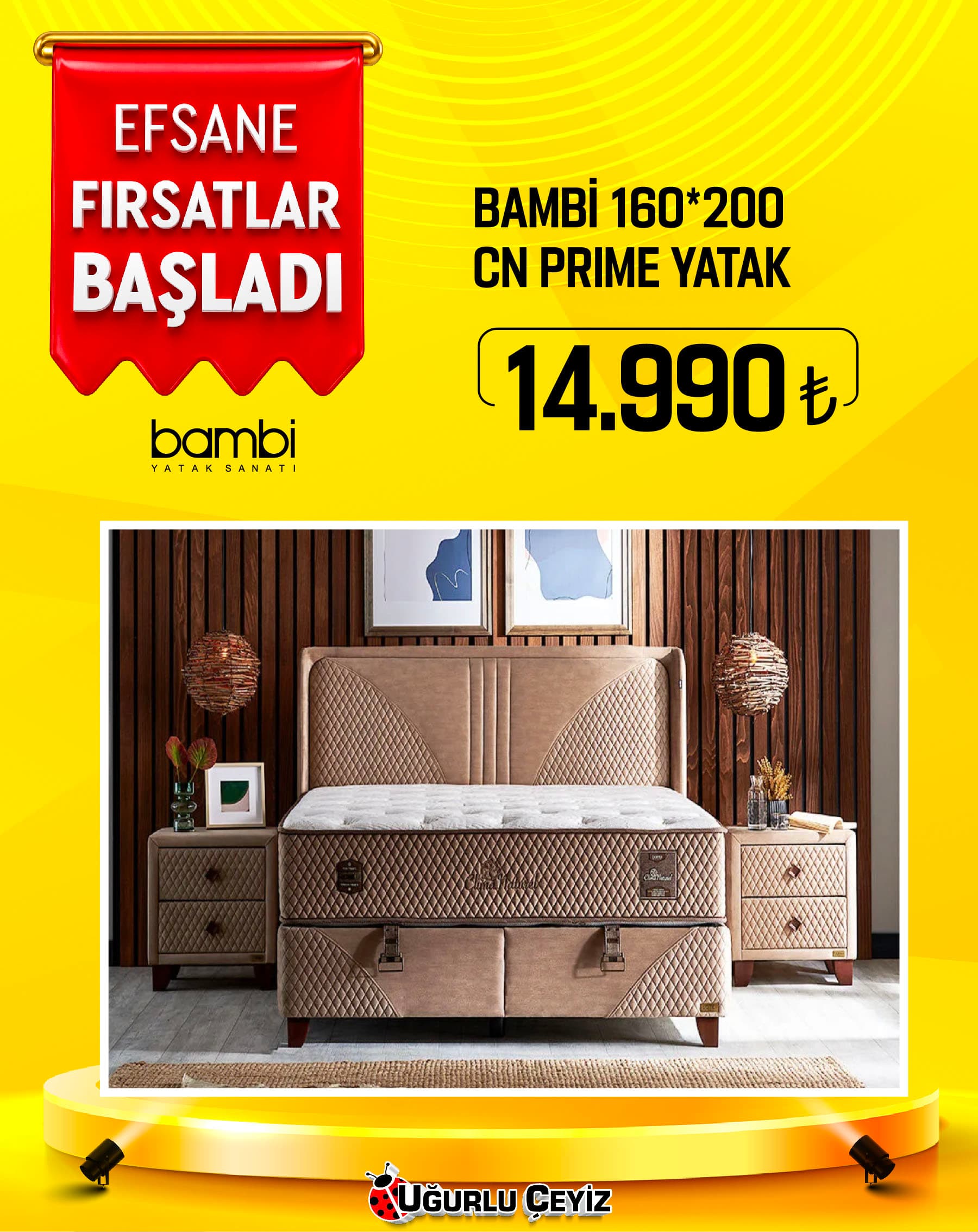 Bambi Yatak 160*200 C.n. Prime 2022