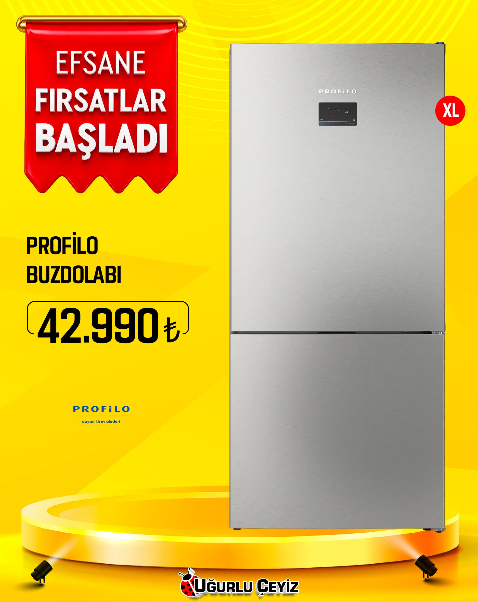 PROFILO BUZDOLABI BD 3056 ID CN