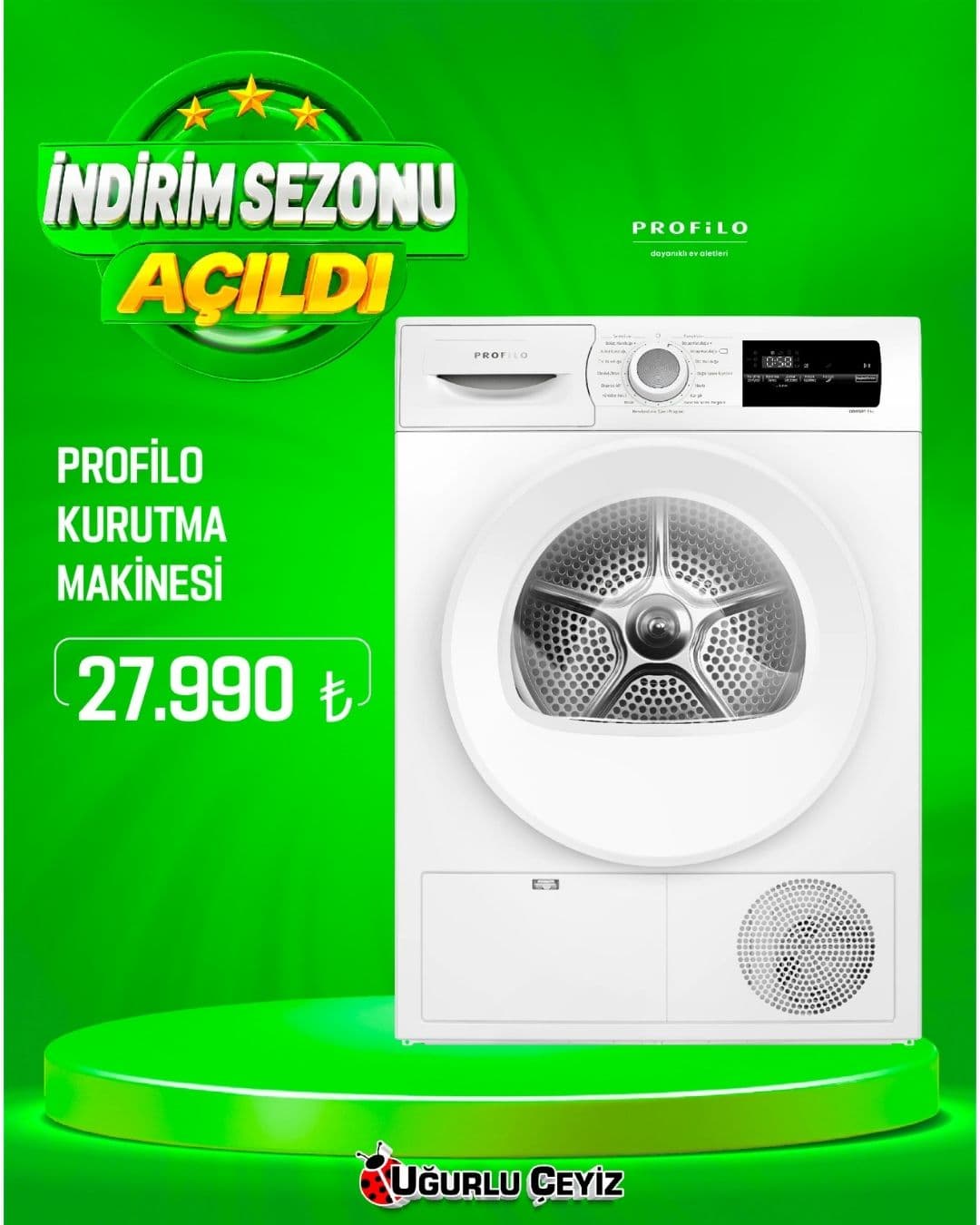 Profilo Kurutma Makinesi Km 8613 Htr