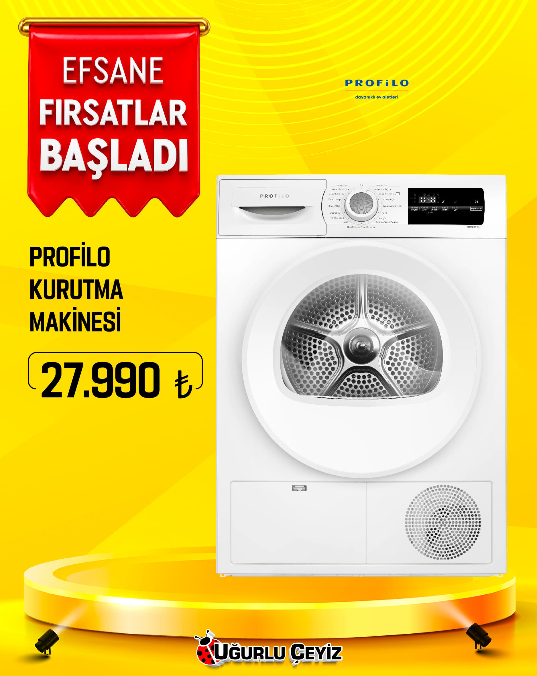 Profilo Kurutma Makinesi Km 8613 Htr