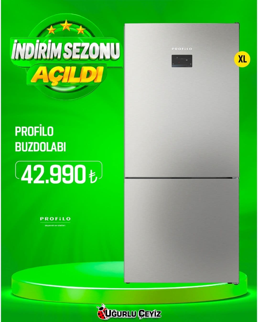 PROFILO BUZDOLABI BD 3056 ID CN