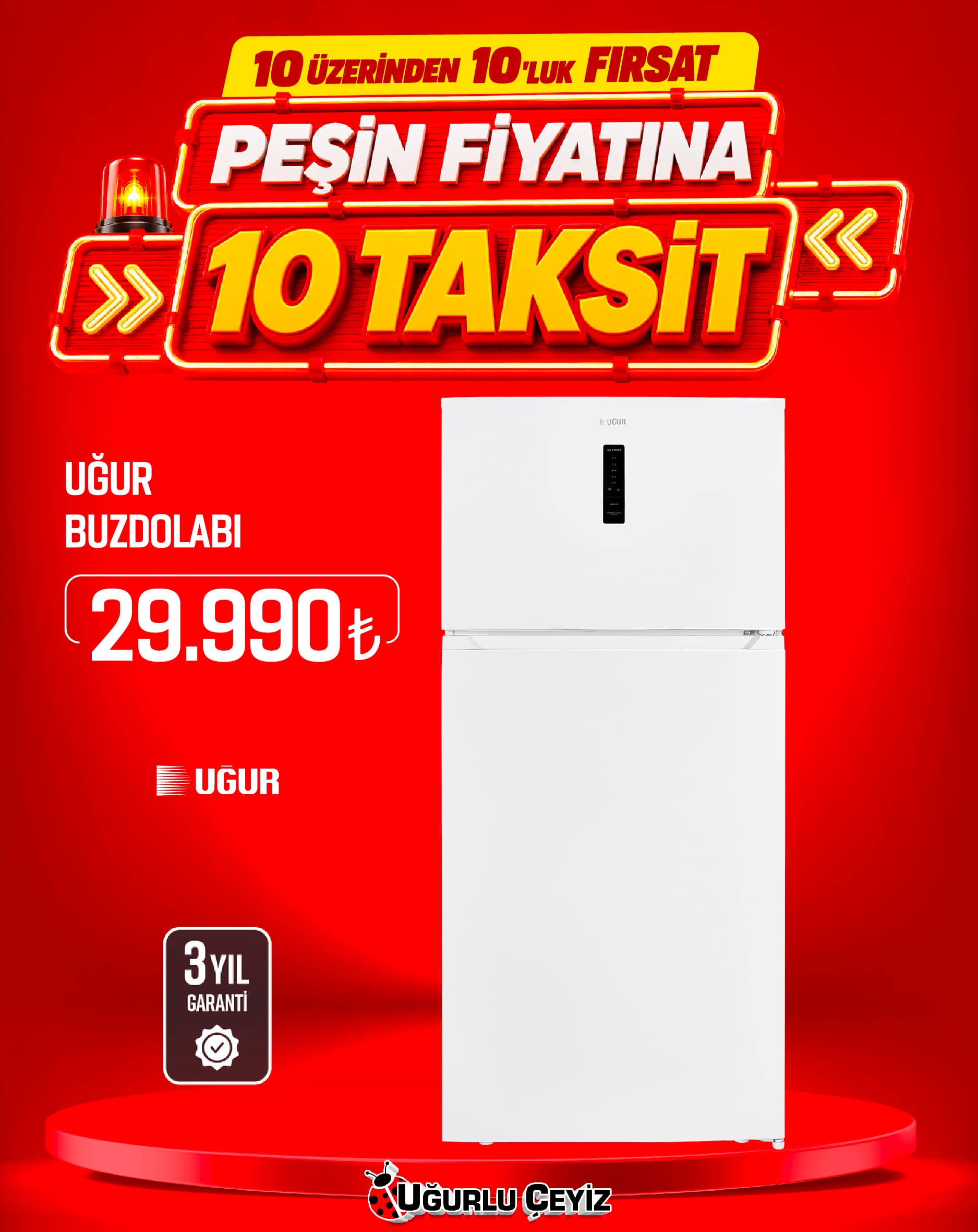 Ugur Buzdolabı UES 528 D2K NF DGT R65 800000000146