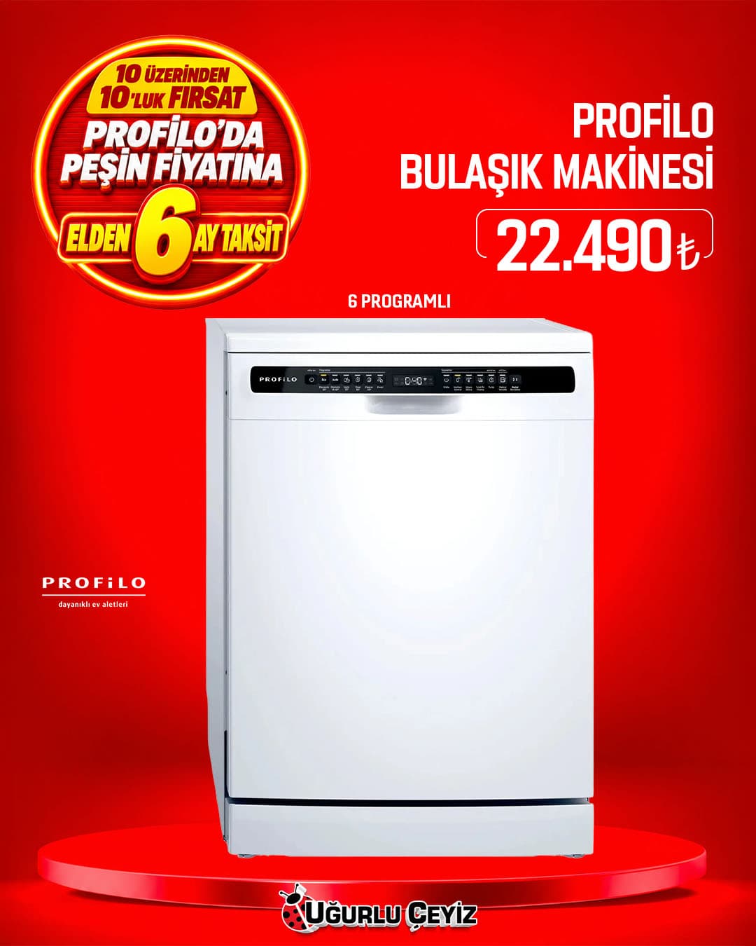 Profilo Bulaşık Makinesi Bms 623 V1