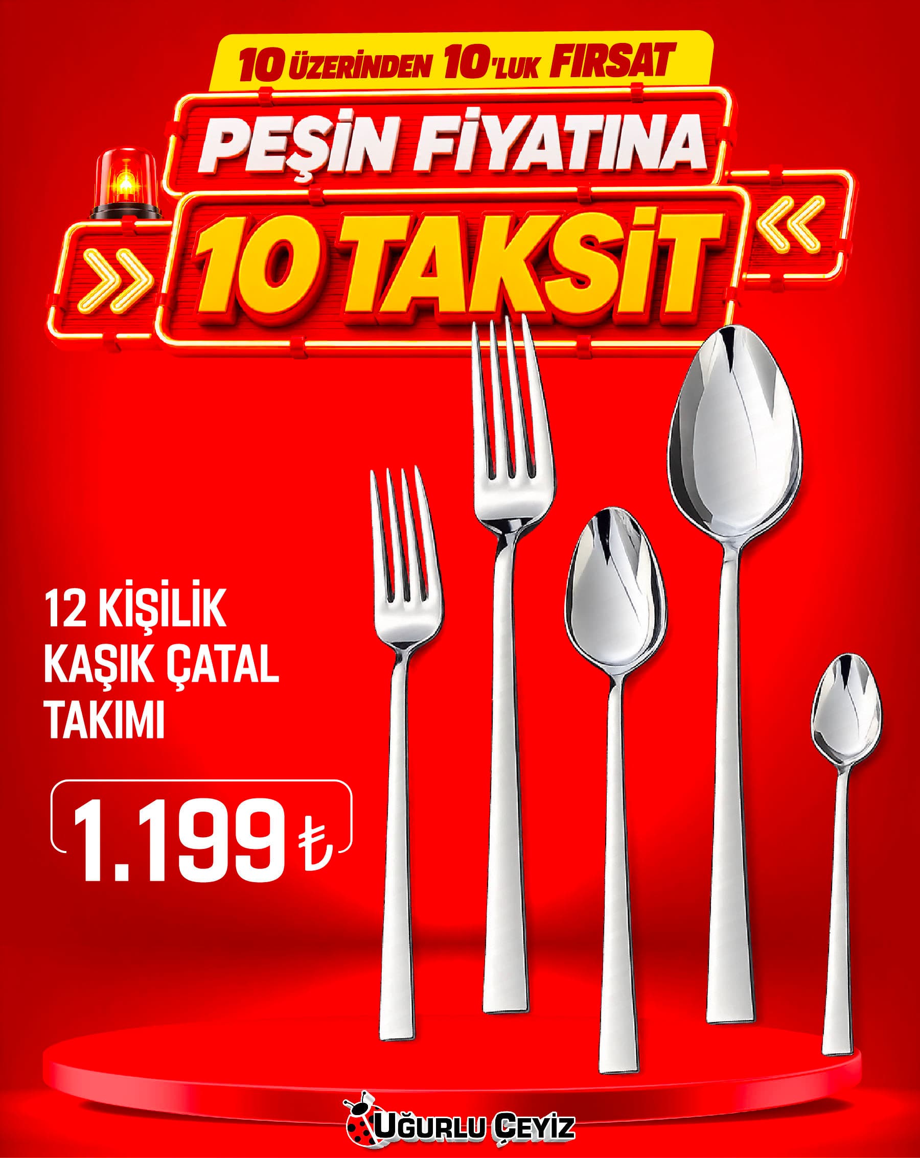 Ozlife Kasik Takimi 60 Parca Asya 389