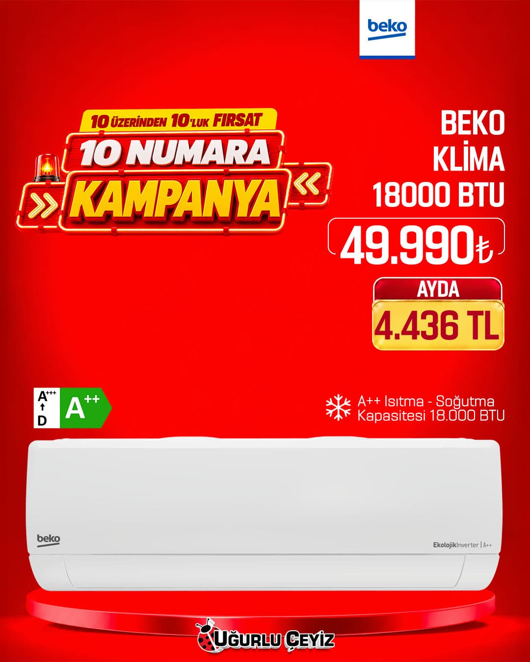 Beko 18000 BTU Klima