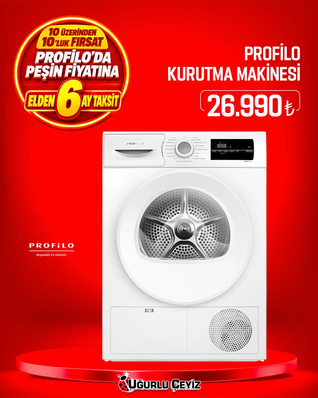 Profilo Kurutma Makinesi Km 8613 Htr