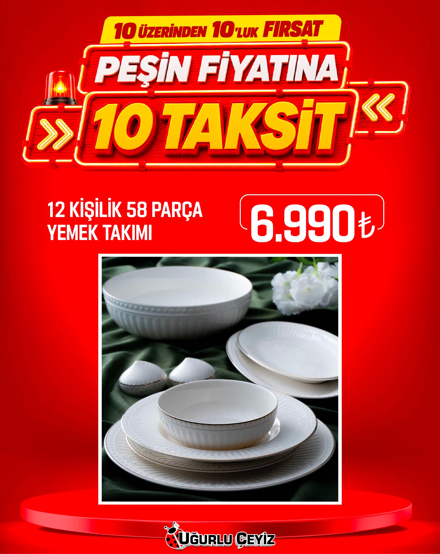ACR Yemek Takımı 29 Parça Doralıe Gold POR 7124