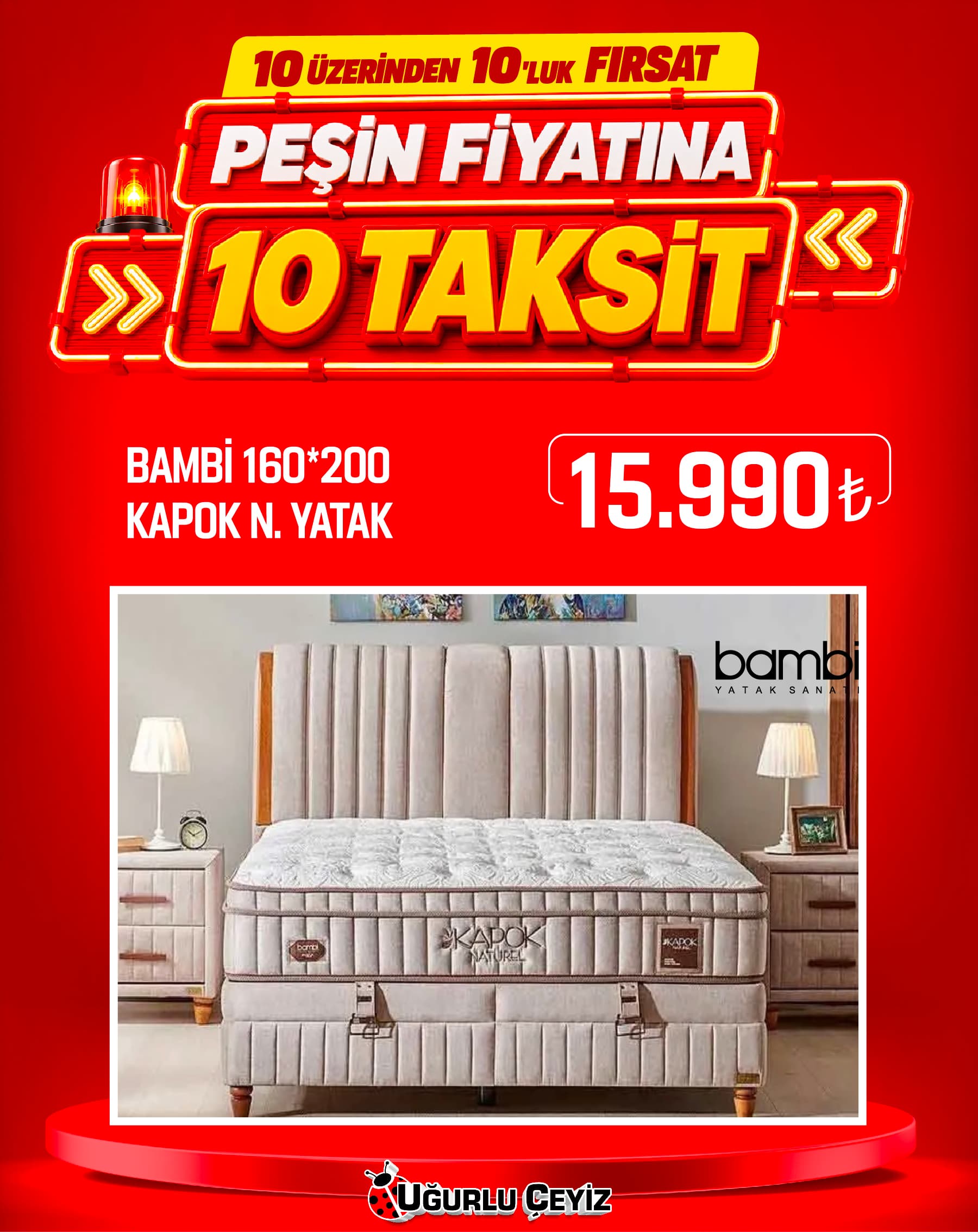 Hira Yatak 160*200 Pedli Açelya