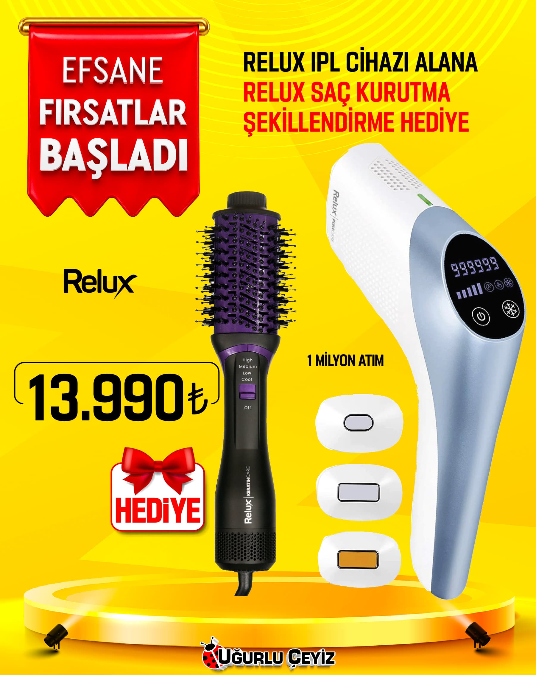 Relux Epilator Pure Care Ipl 9750