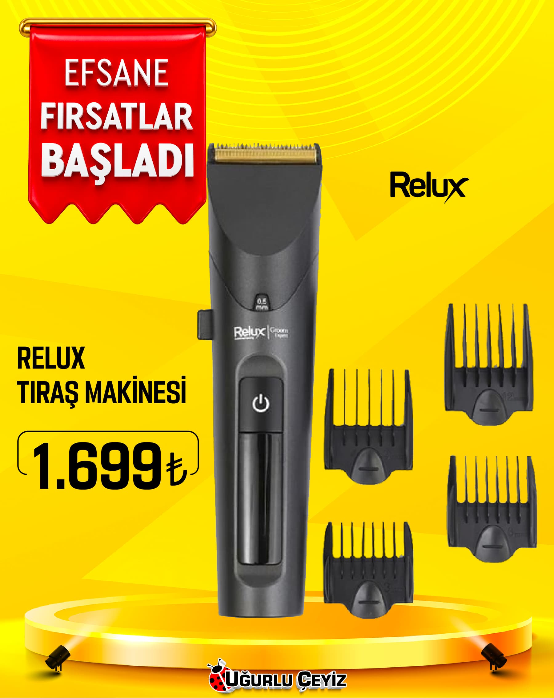 Relux Tiras Makinesi Groom Rhc 6800