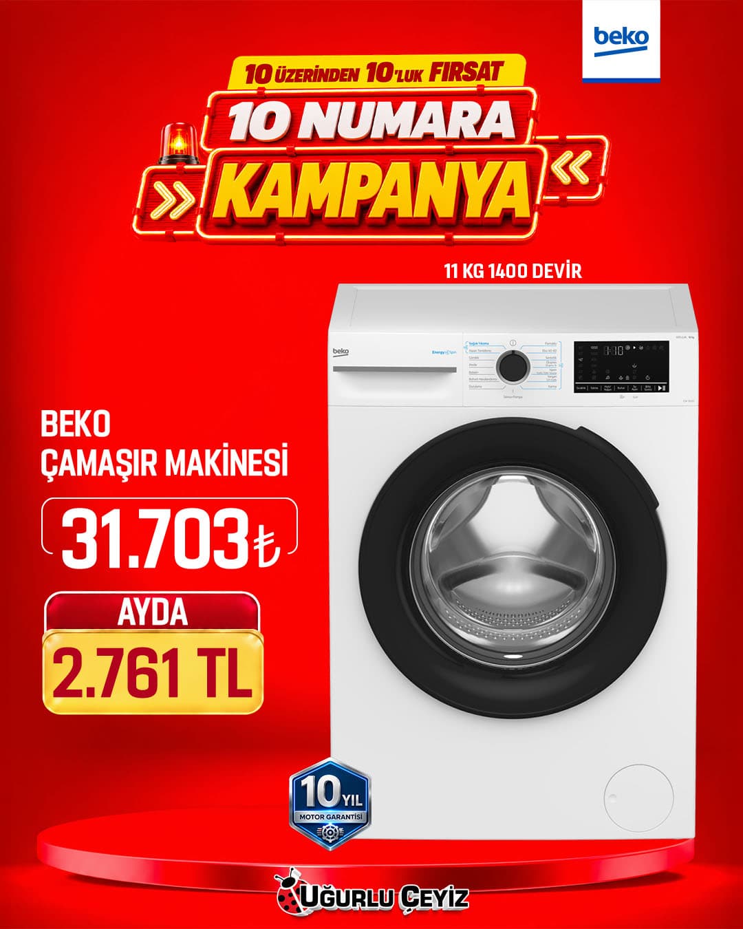 Beko Çamaşır Makinesi Cmx 11140