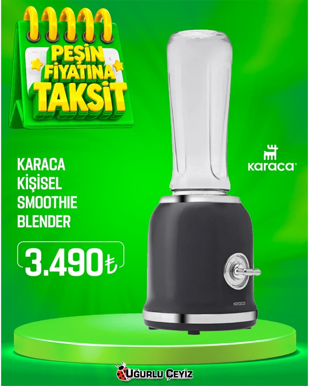 Karaca Blender Retro Personal Black