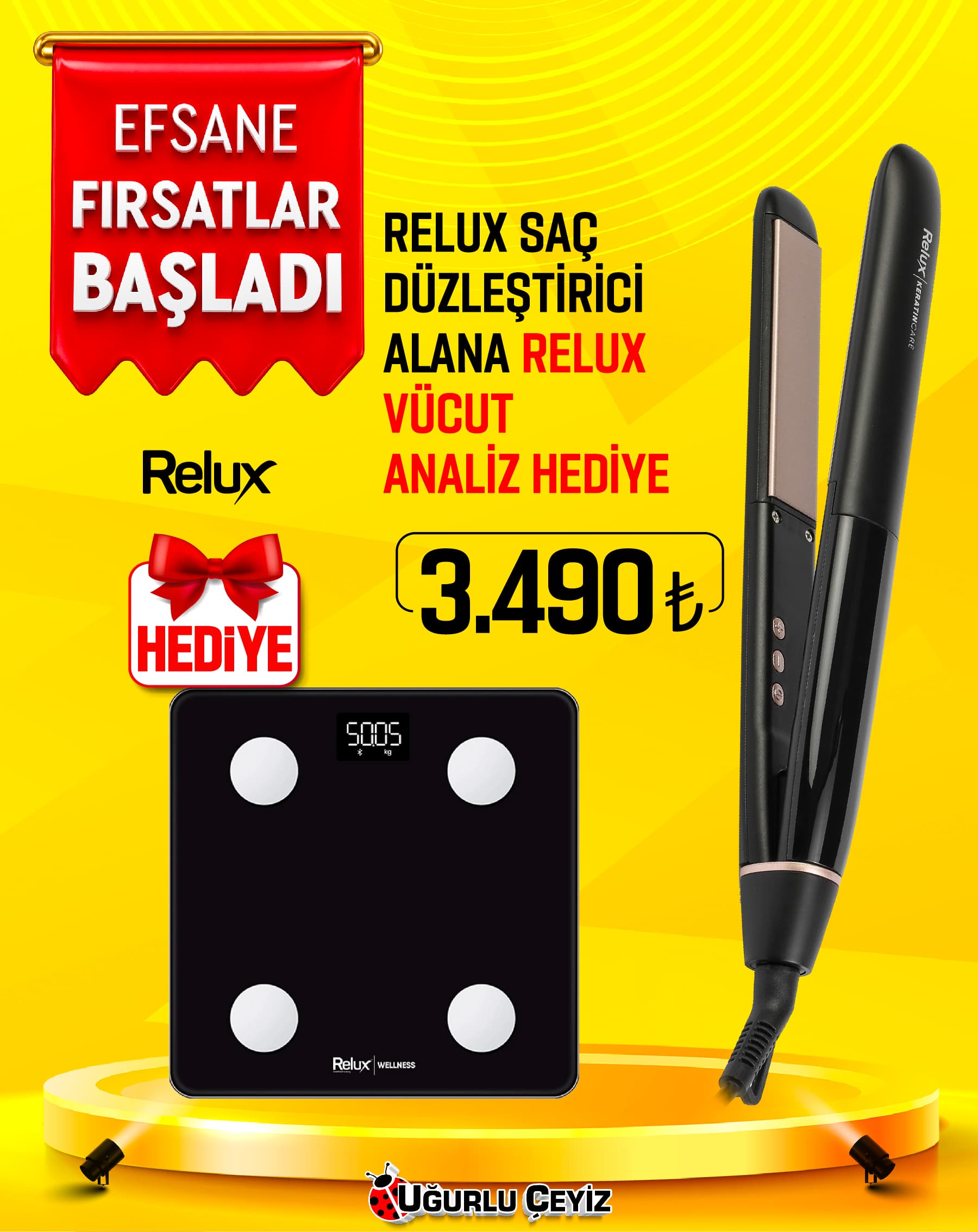 Relux Saç Düzleştirici Keratin Therapy Rs 9500