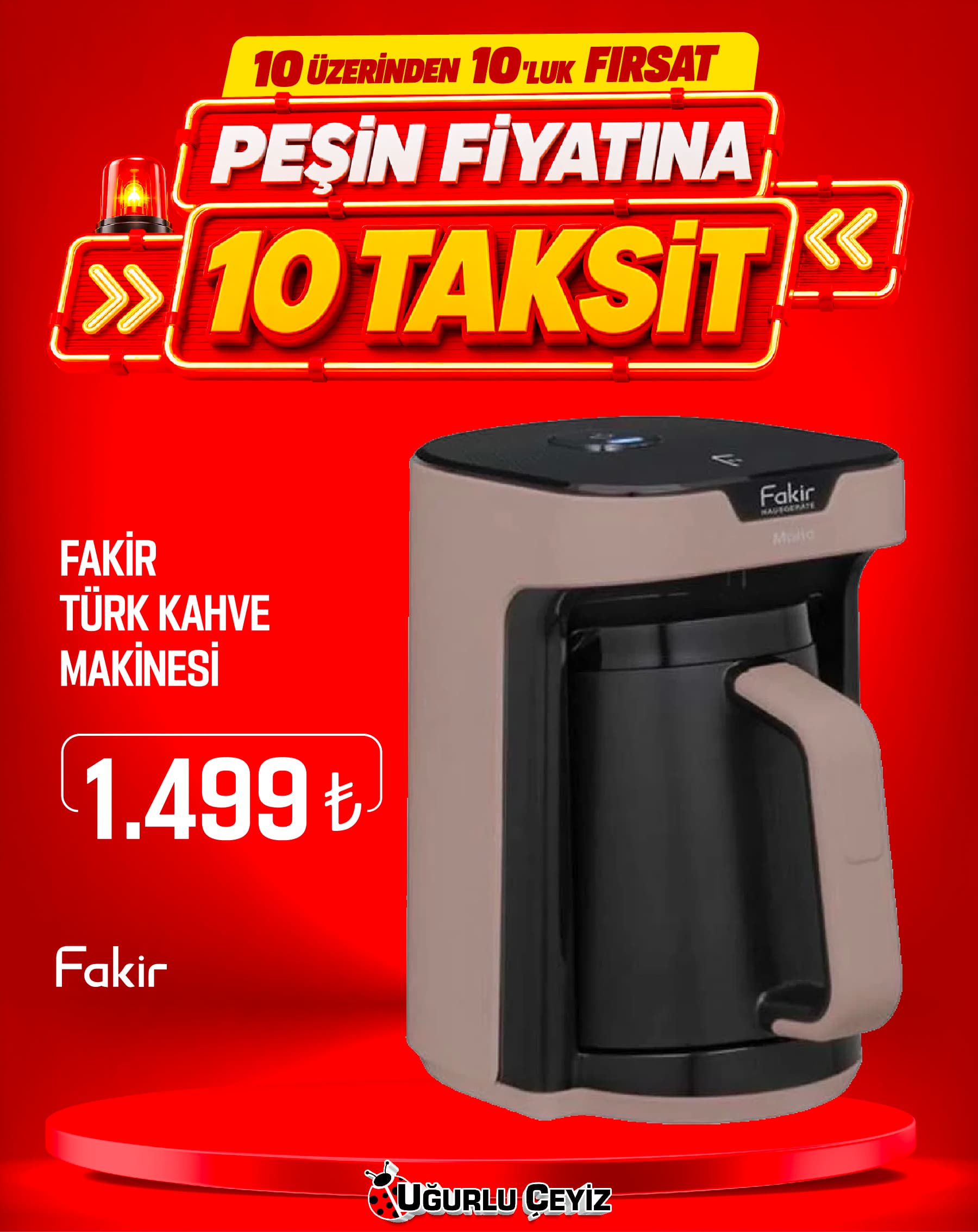 Fakir Turk Kahve Makinesi Kaave Mono Kumbeji