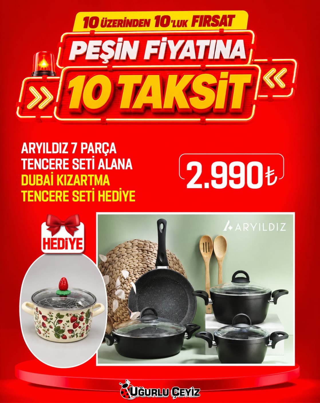 Aryıldız Tencere Set 7 Parça Solido Premium 522959
