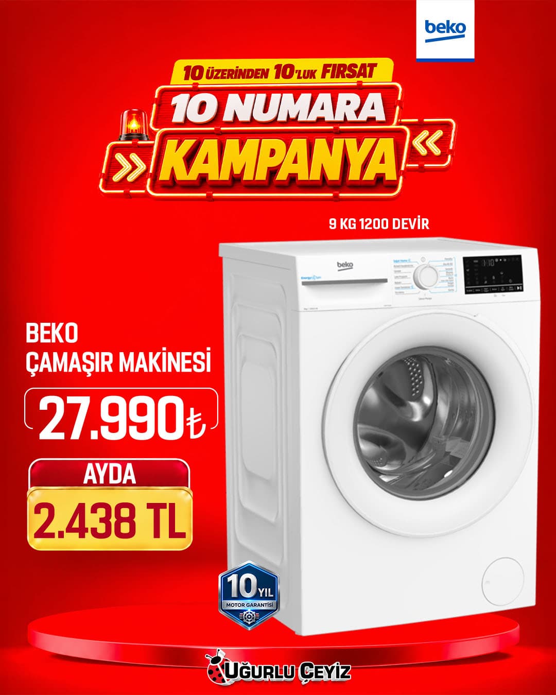 Beko Çamaşır Makinesi Cmxt 9120