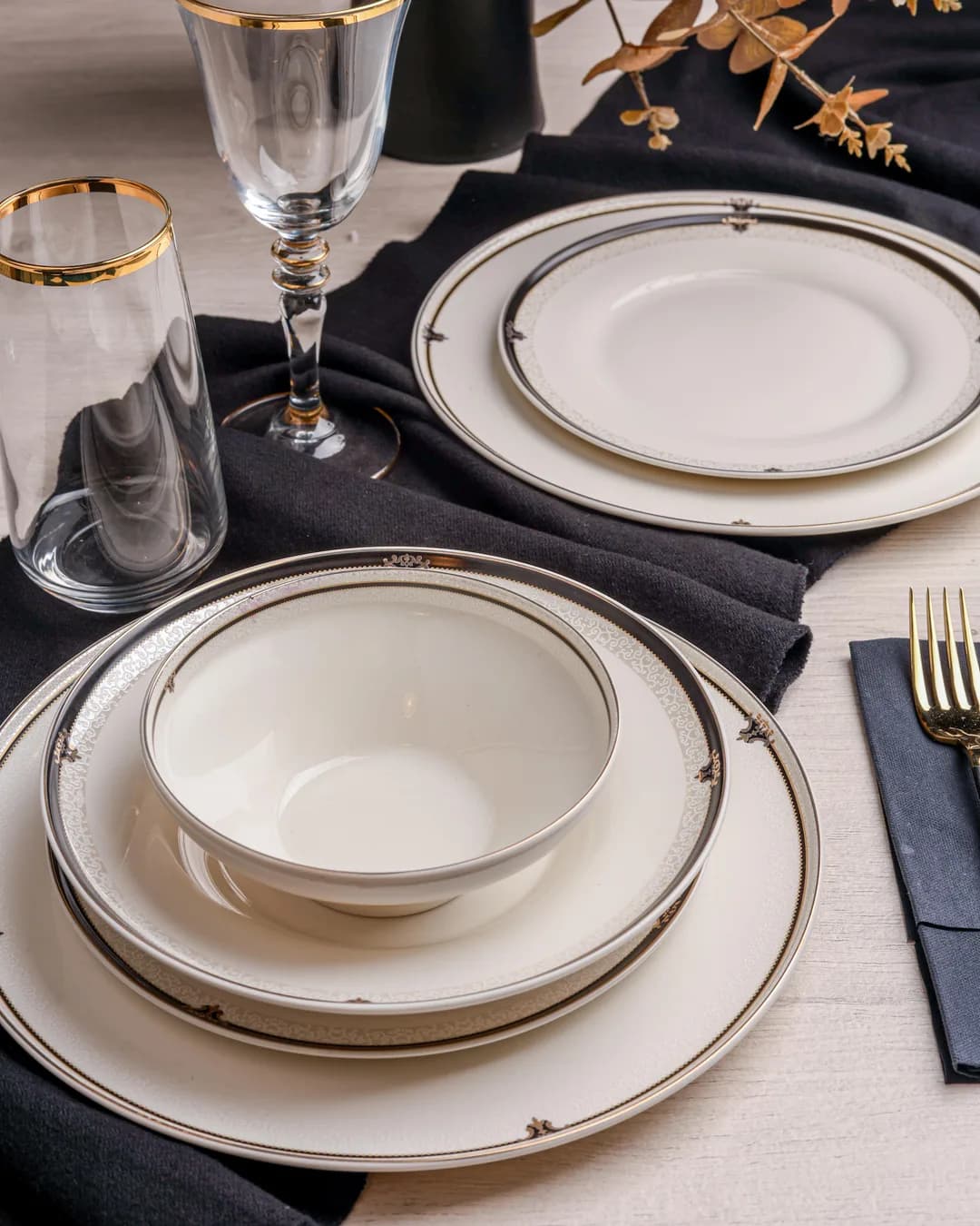 Royal Charme Yemek Takımı 24 Parça Bonıta Bone RIY 0042