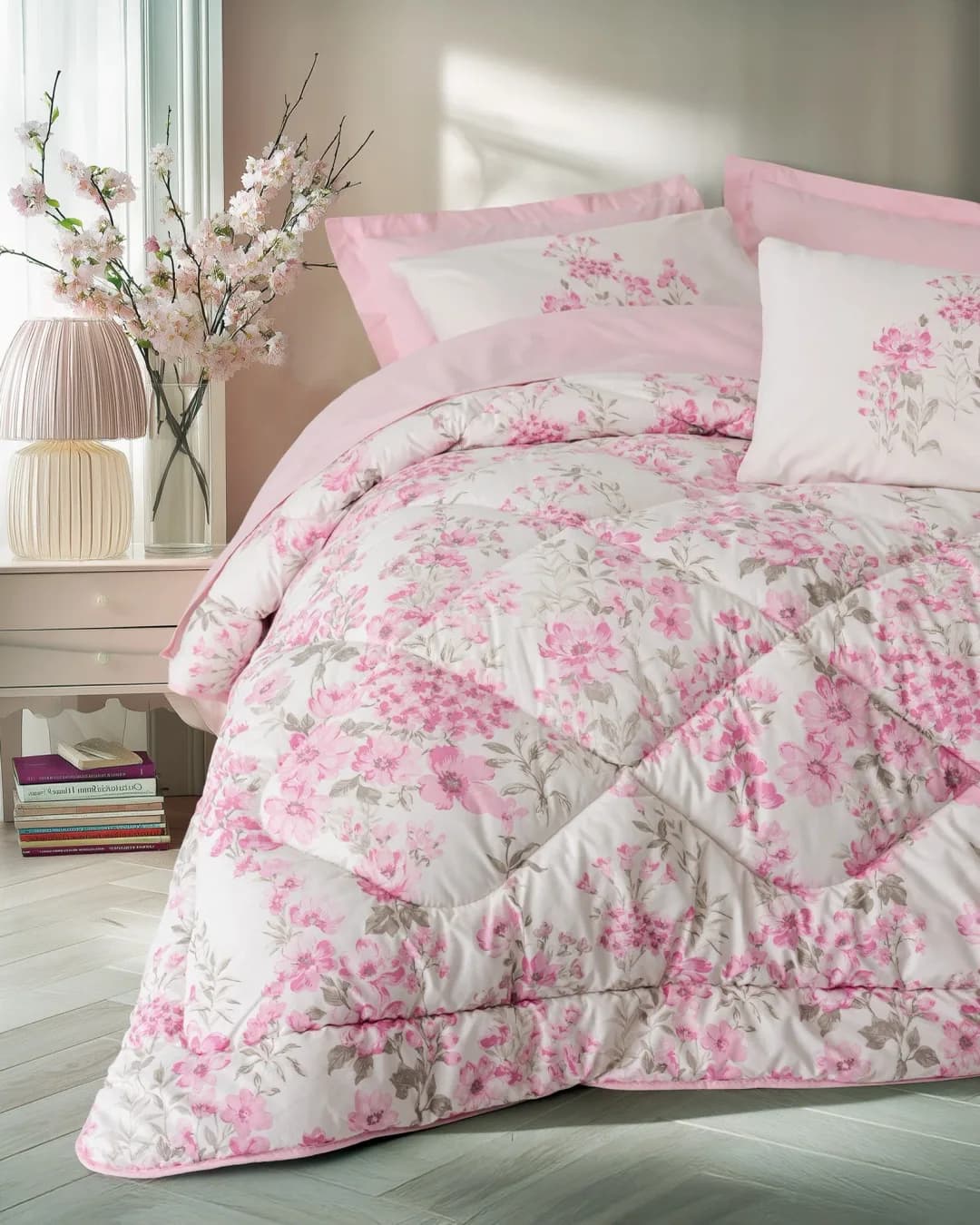 Cotton Box BOX Uyku Seti Çift Kişilik Modelıne RNF Floren Pembe - 1. görsel