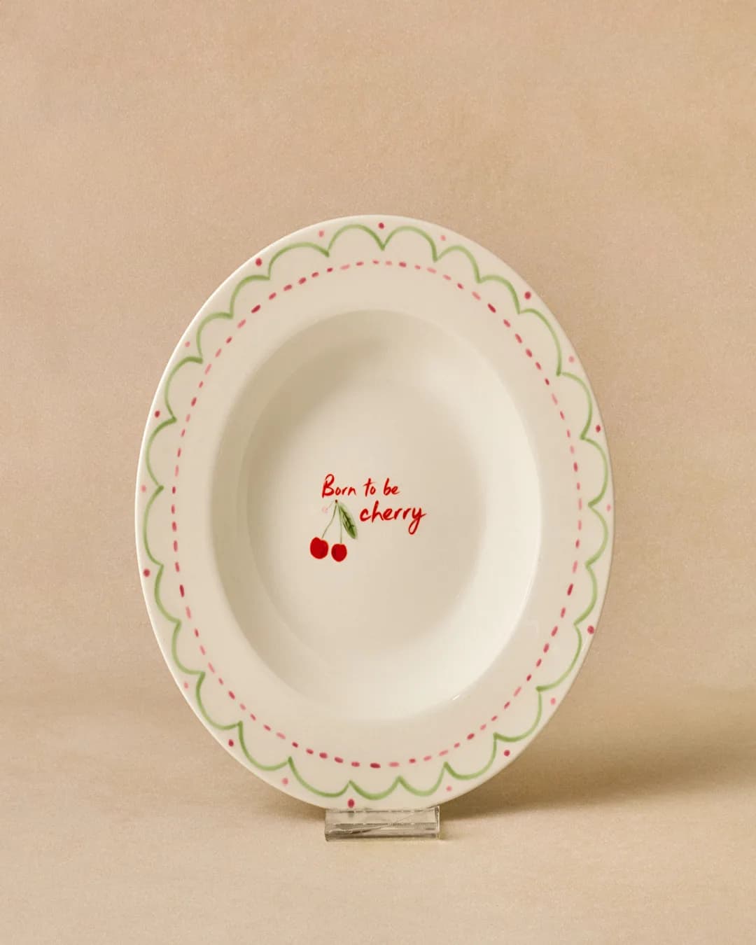 Karaca Tabak Cukur 20 Cm Cherry Time - 1. görsel