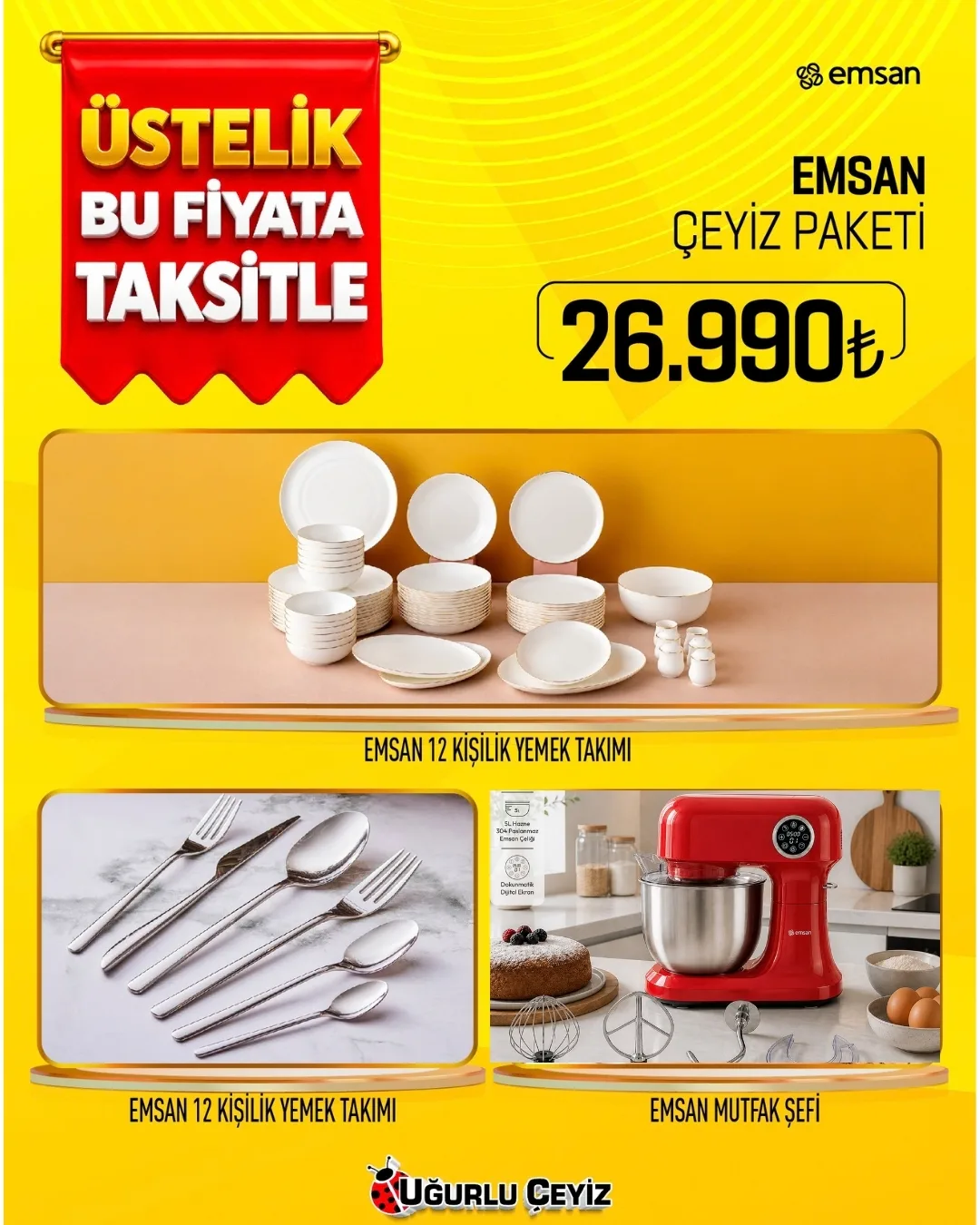 Emsan Freya Çeyiz Paketi
