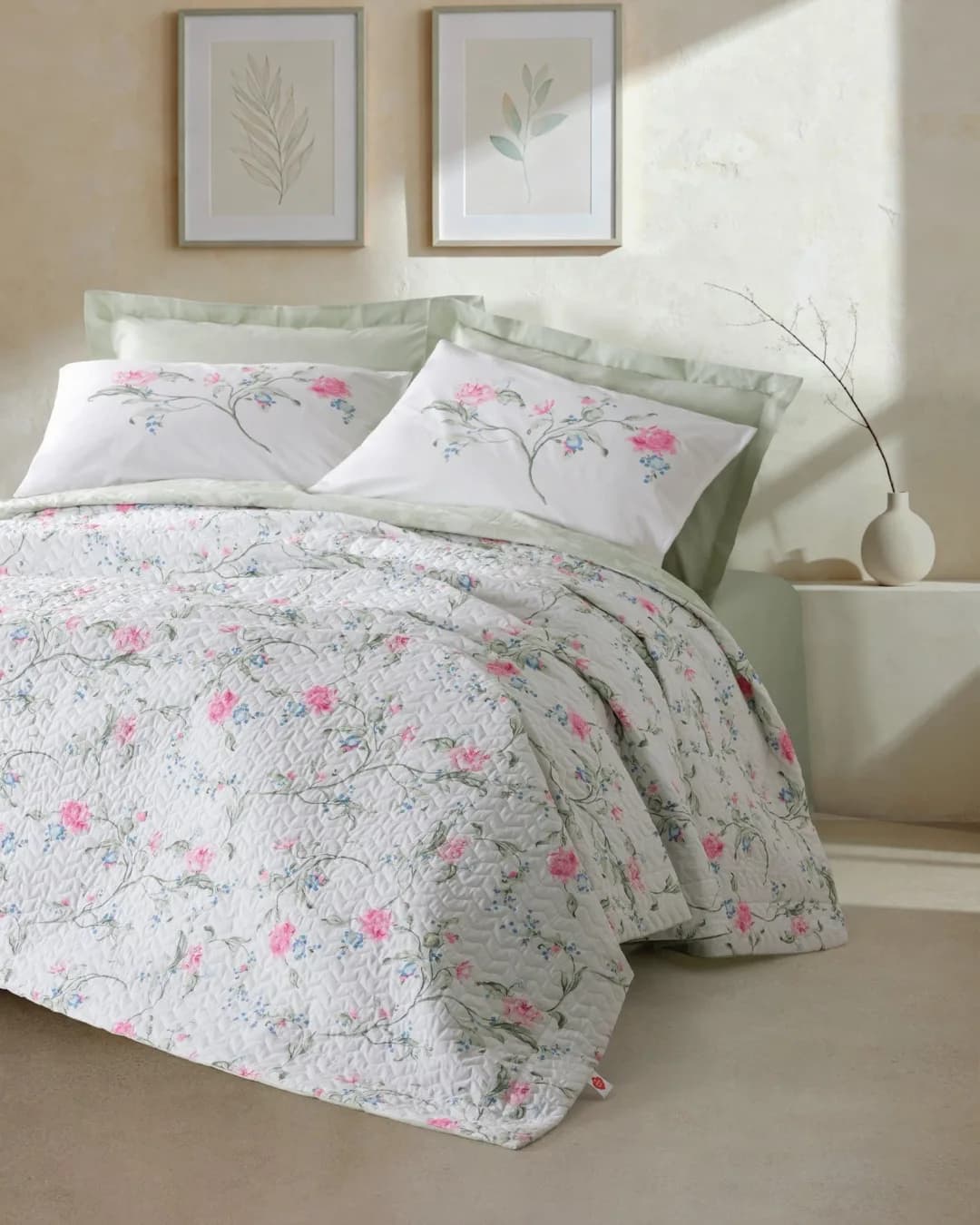 Cotton Box BOX Uyku Seti Çift Kişilik Modelıne RNF Olına Yeşil - 1. görsel