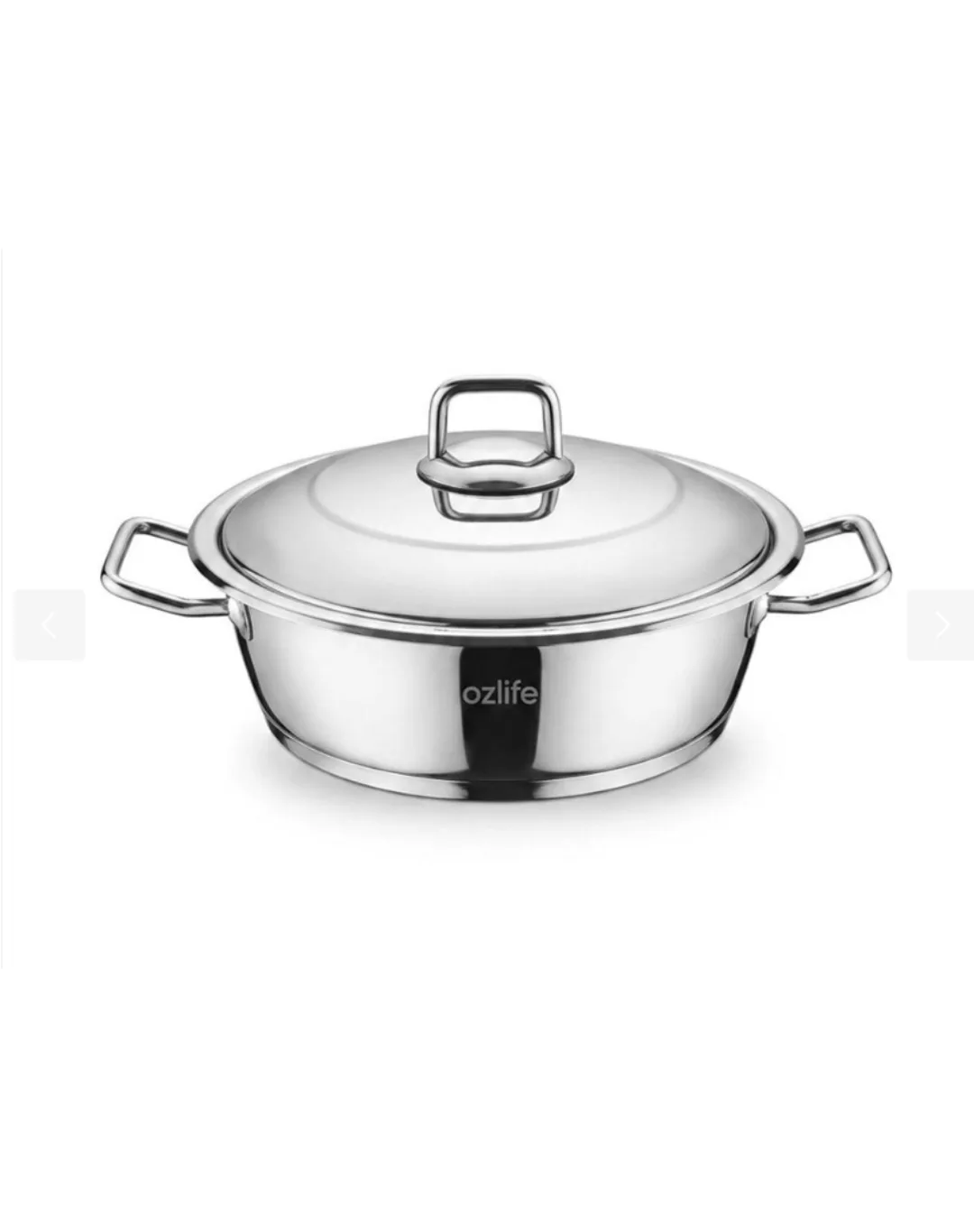 Özlife 34*23 Cm Tencere Çelik Kapak Sade Kros Tc 4076 - 1. görsel