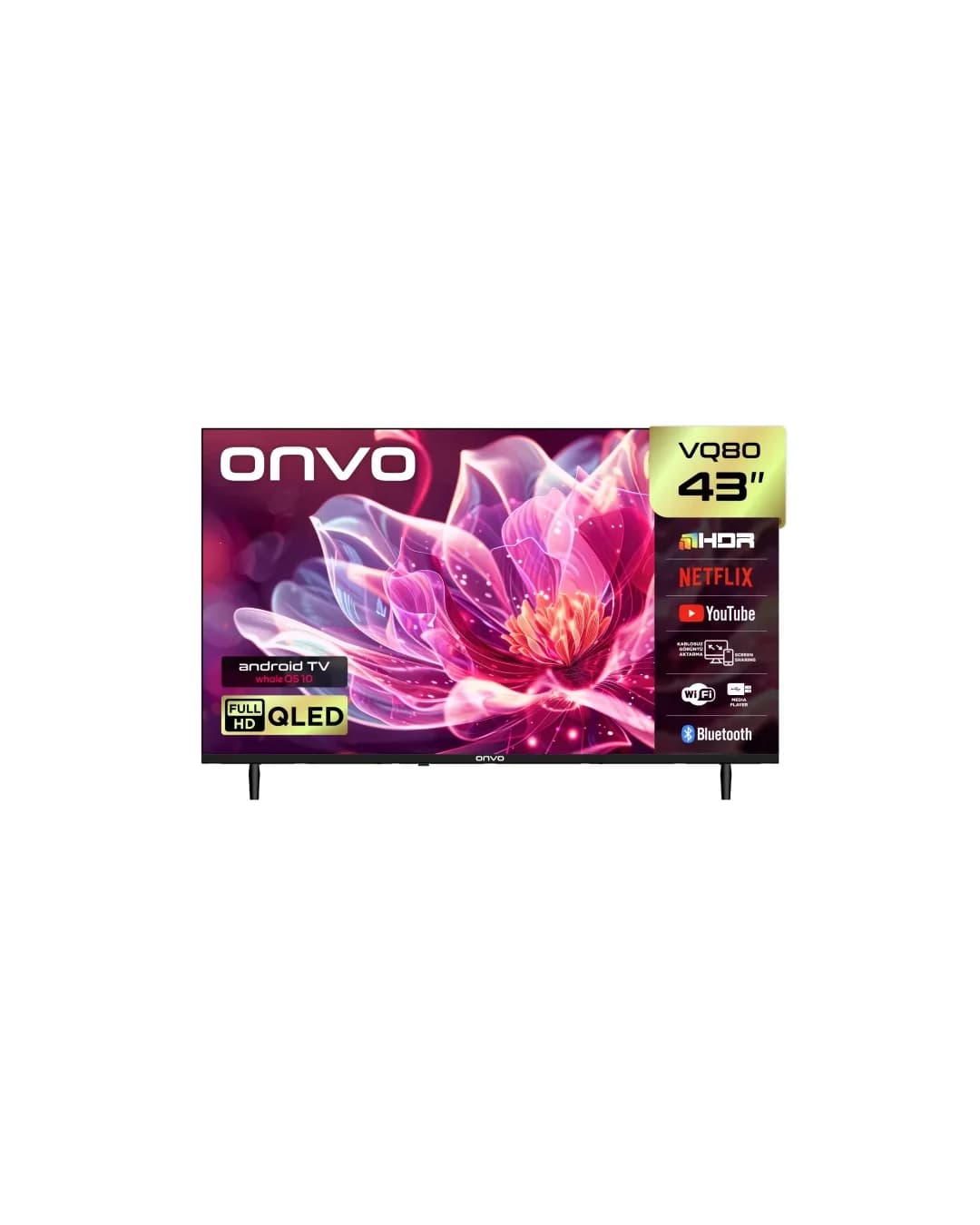 Onvo LED TV 43 INC 43 VQ 80 F2 FA - 1. görsel