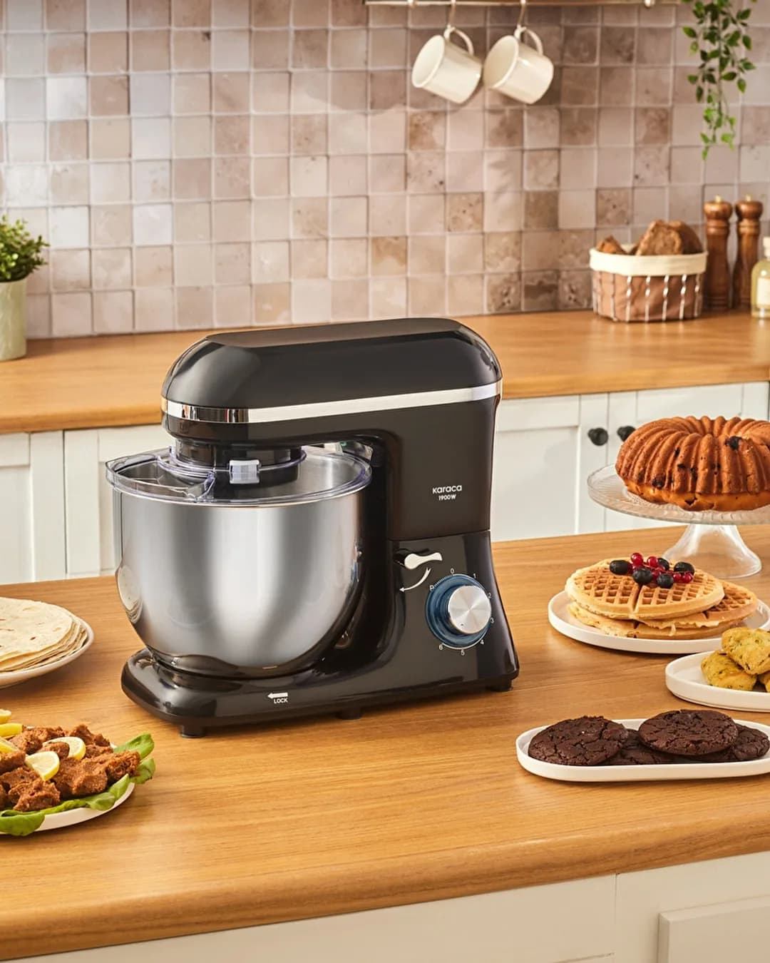 Karaca Mutfak Sef 1900 W Chefcrafter Black - 1. görsel