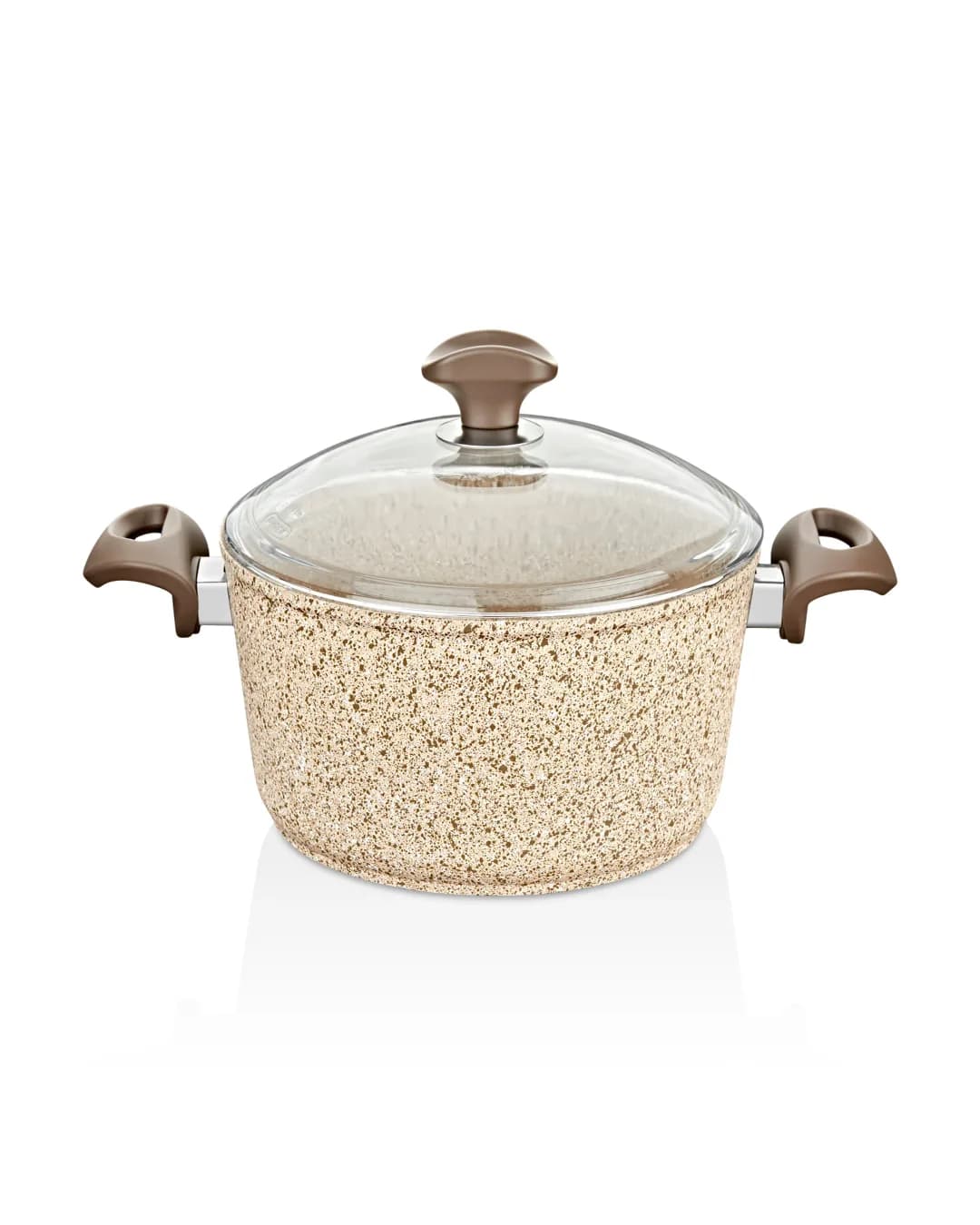 Falez 24*11 Tencere Creamy Granitec Cre 3005 - 1. görsel